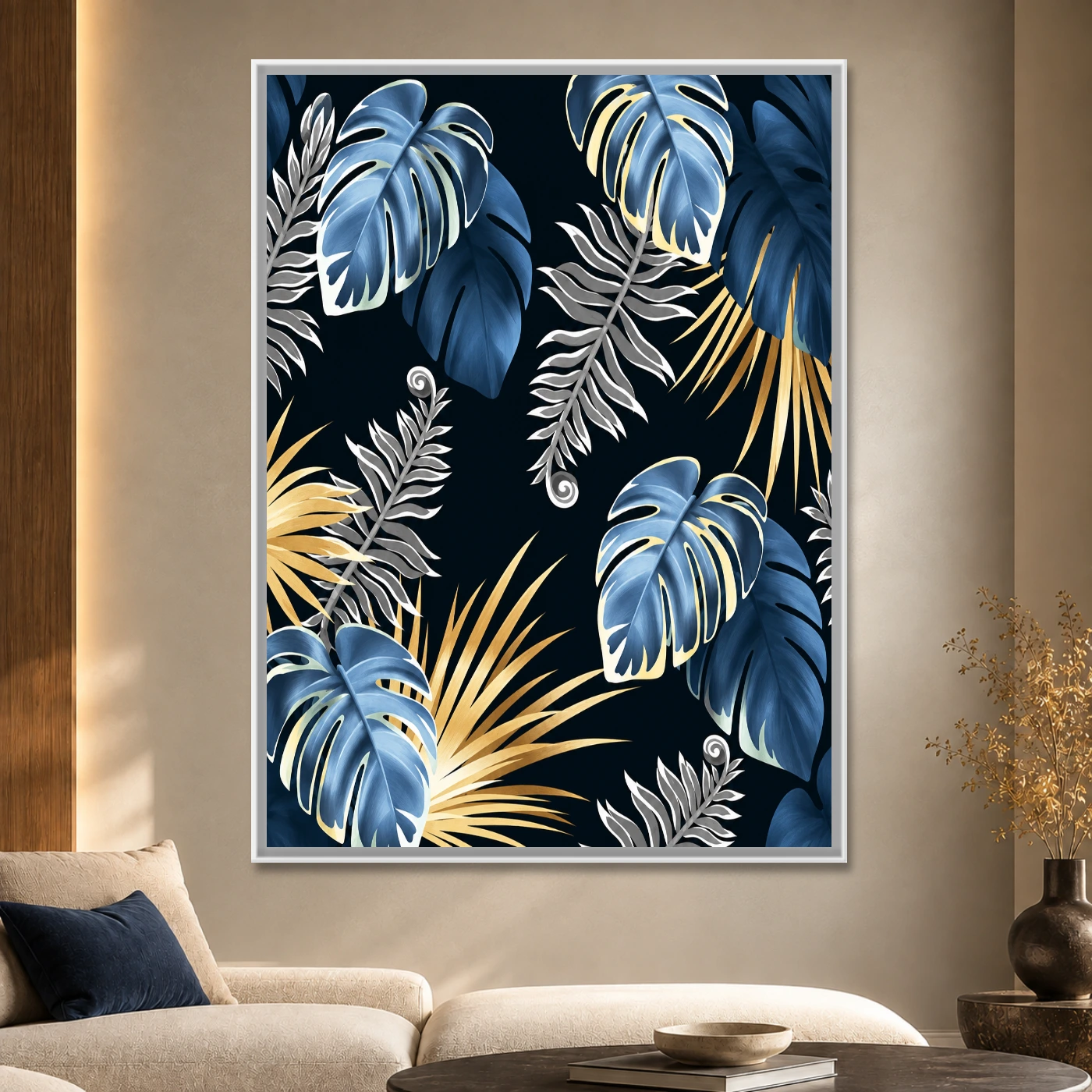 Tableau décoratif dark pattern Variation 61272 Mockup Tableau décoratif dark pattern Variation 61272 Mockup