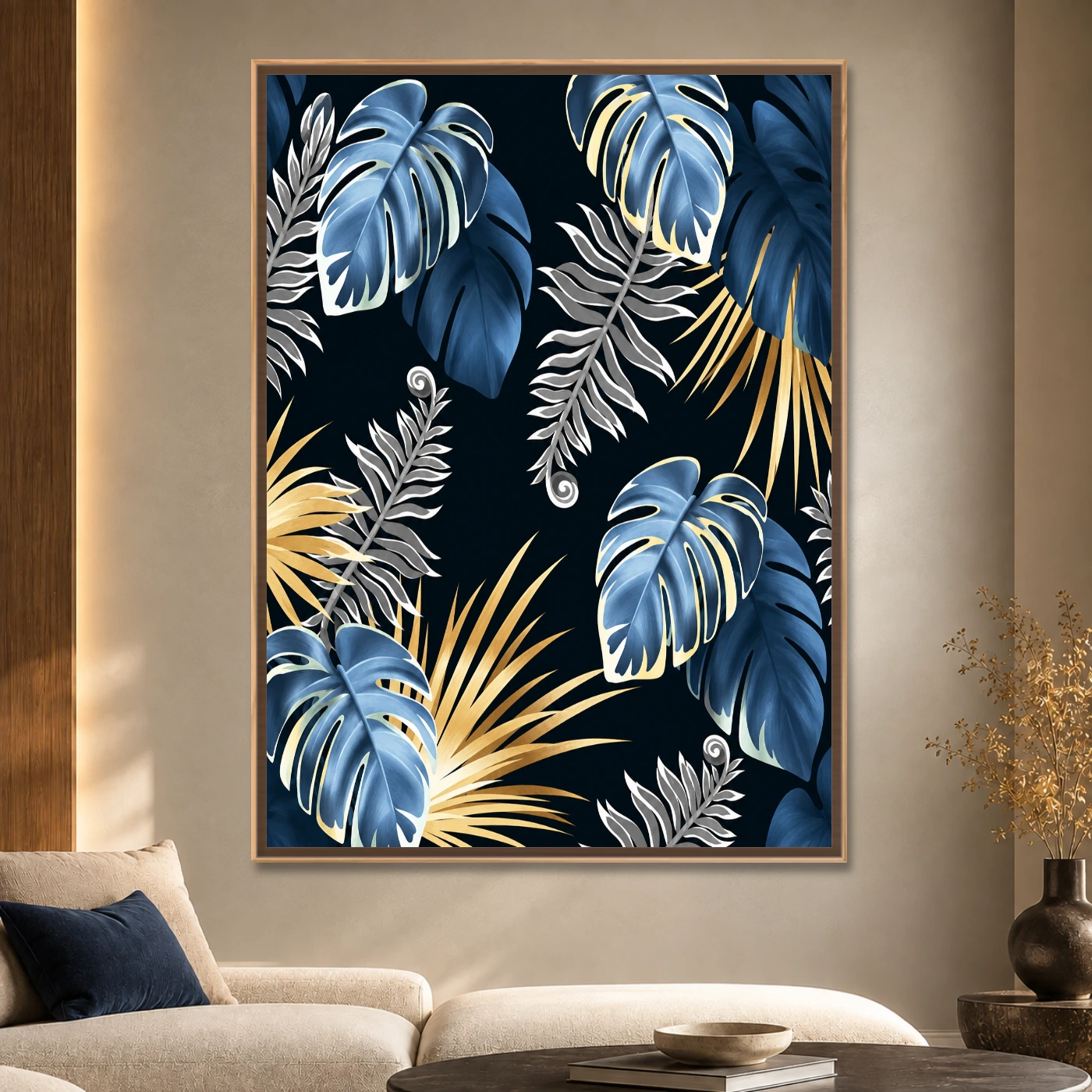 Tableau décoratif dark pattern Variation 61375 Mockup Tableau décoratif dark pattern Variation 61375 Mockup