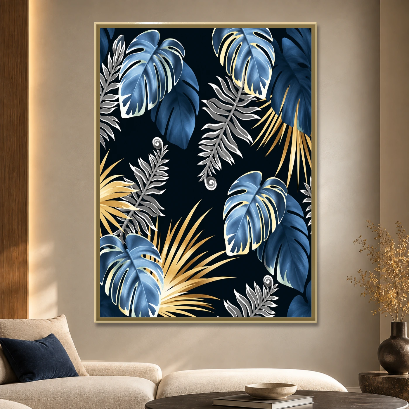 Tableau décoratif dark pattern Variation 61497 Mockup Tableau décoratif dark pattern Variation 61497 Mockup