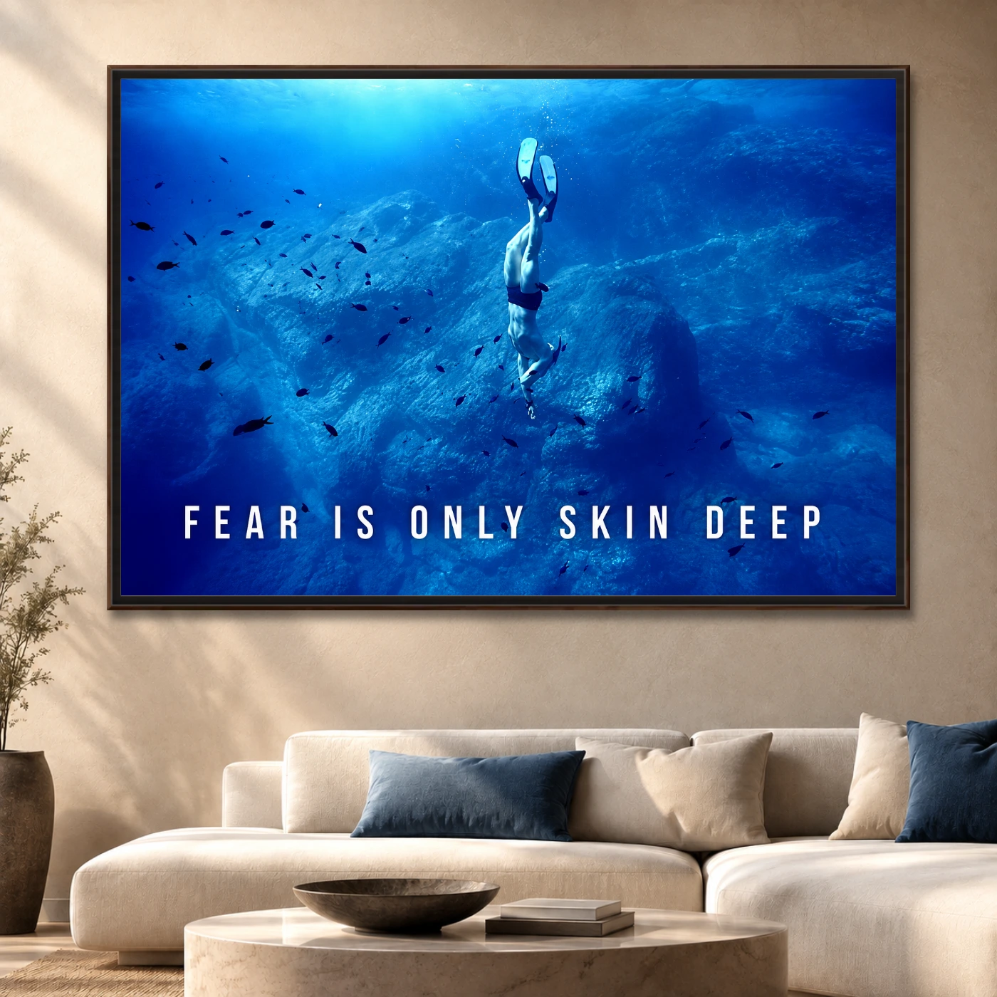 Tableau décoratif Fear Only Variation 229549 Mockup Tableau décoratif Fear Only Variation 229549 Mockup