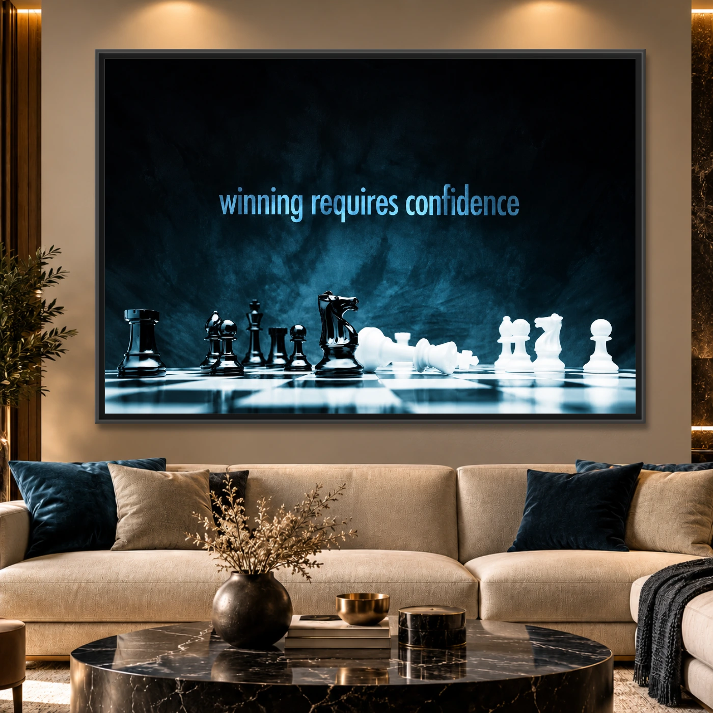 Tableau décoratif Gagner Demande Variation 60024 Mockup Tableau décoratif Gagner Demande Variation 60024 Mockup