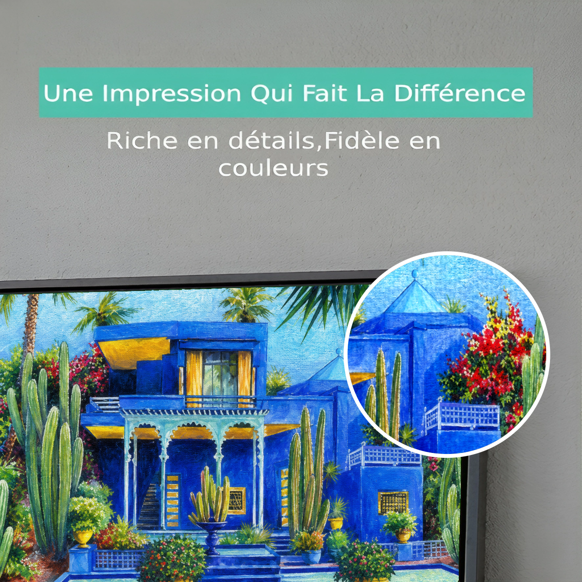 Tableau décoratif La Villa Majorelle VF Premium View
