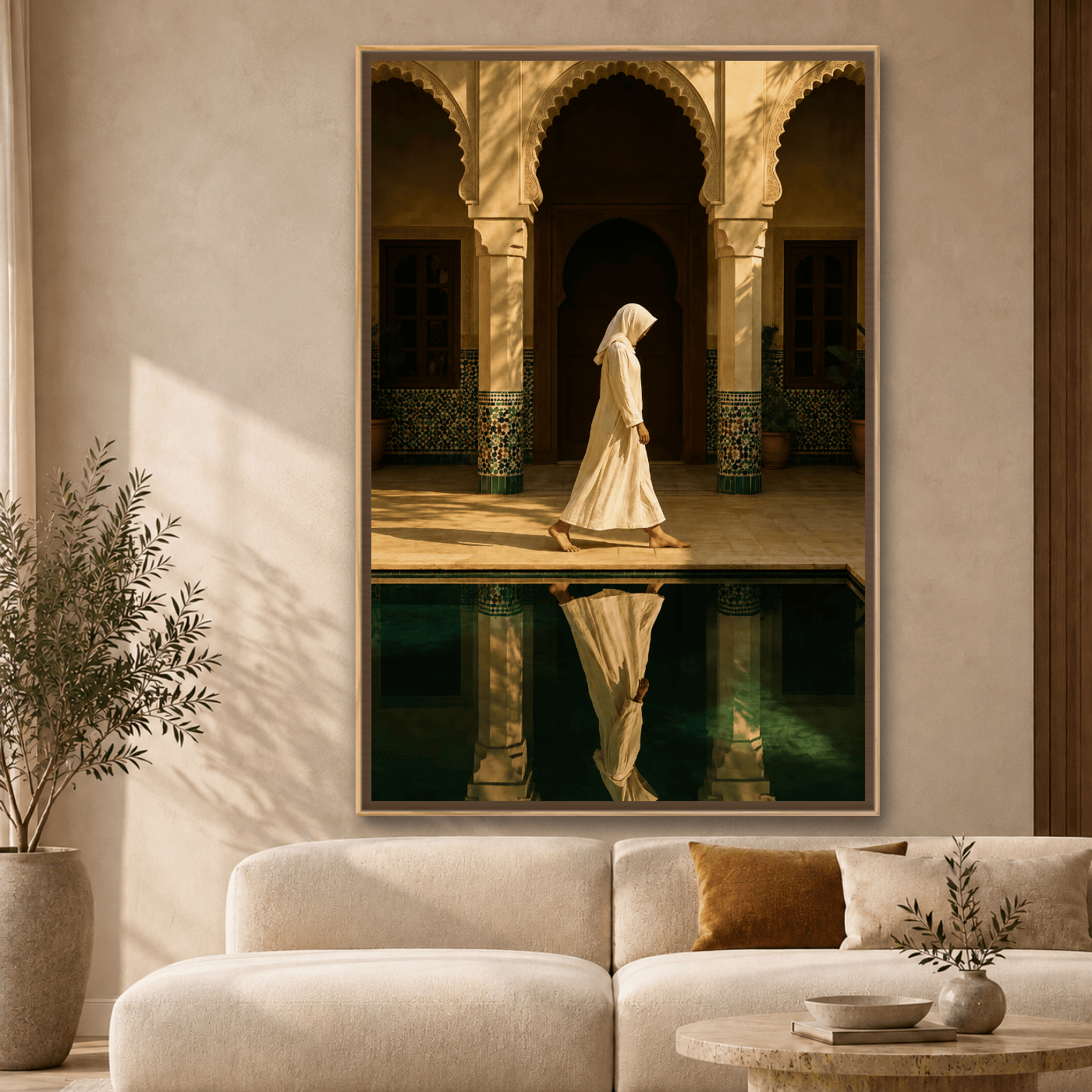 Tableau décoratif L’ombre et son reflet Variation 212208 Mockup