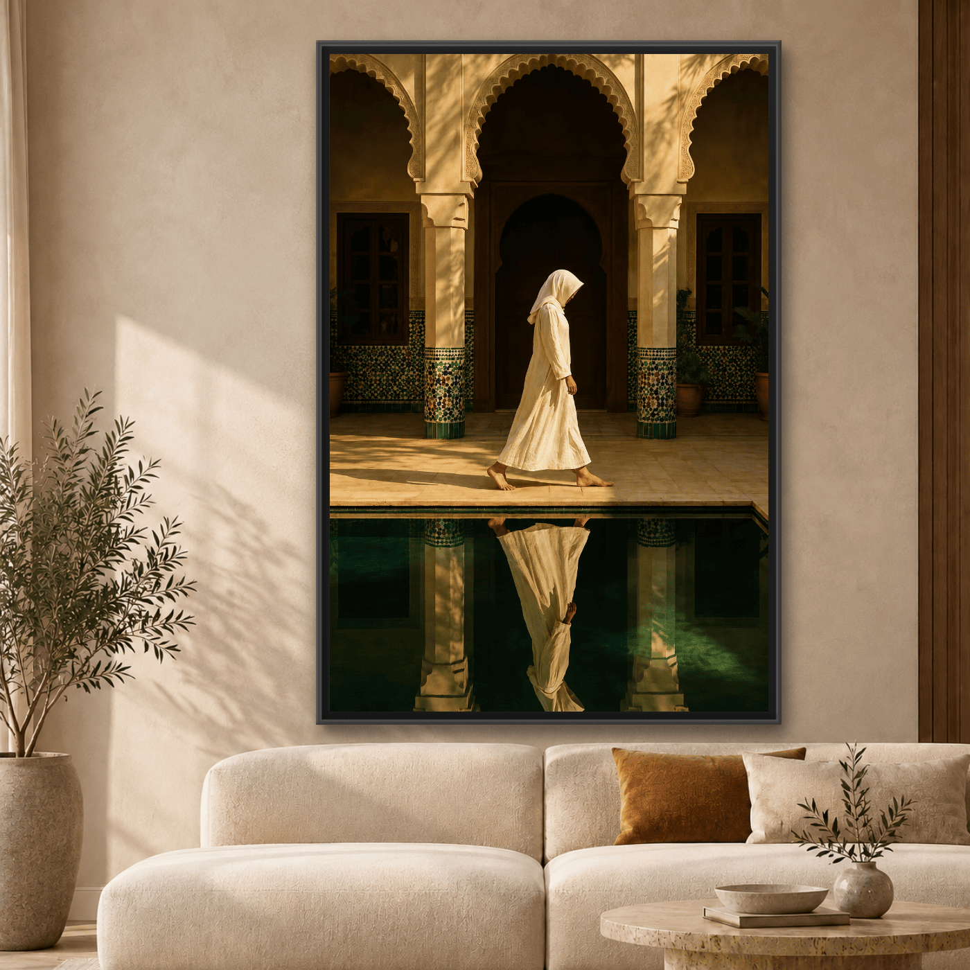 Tableau décoratif L’ombre et son reflet Variation 212209 Mockup