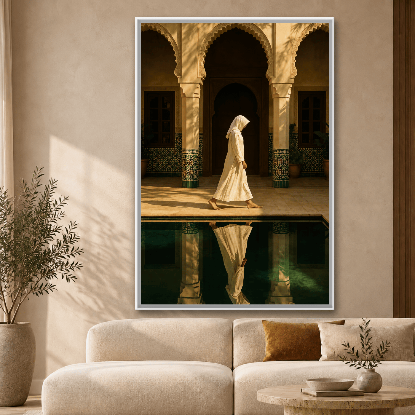 Tableau décoratif L’ombre et son reflet Variation 212210 Mockup