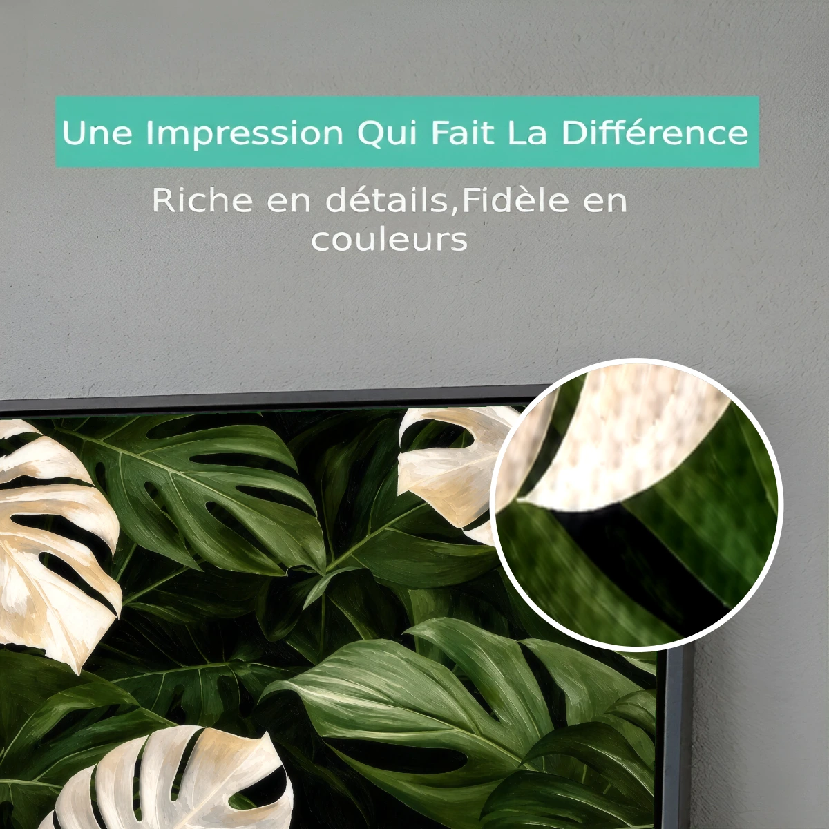 Tableau décoratif monstera leaf luxury Premium View Tableau décoratif monstera leaf luxury Premium View