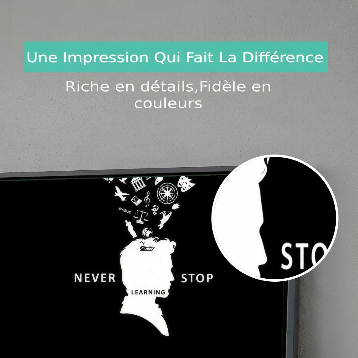 Tableau décoratif never stop Premium View Tableau décoratif never stop Premium View