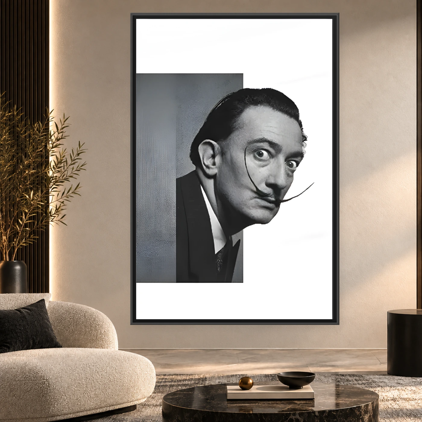 Tableau décoratif Salvador dali Variation 89541 Mockup Tableau décoratif Salvador dali Variation 89541 Mockup