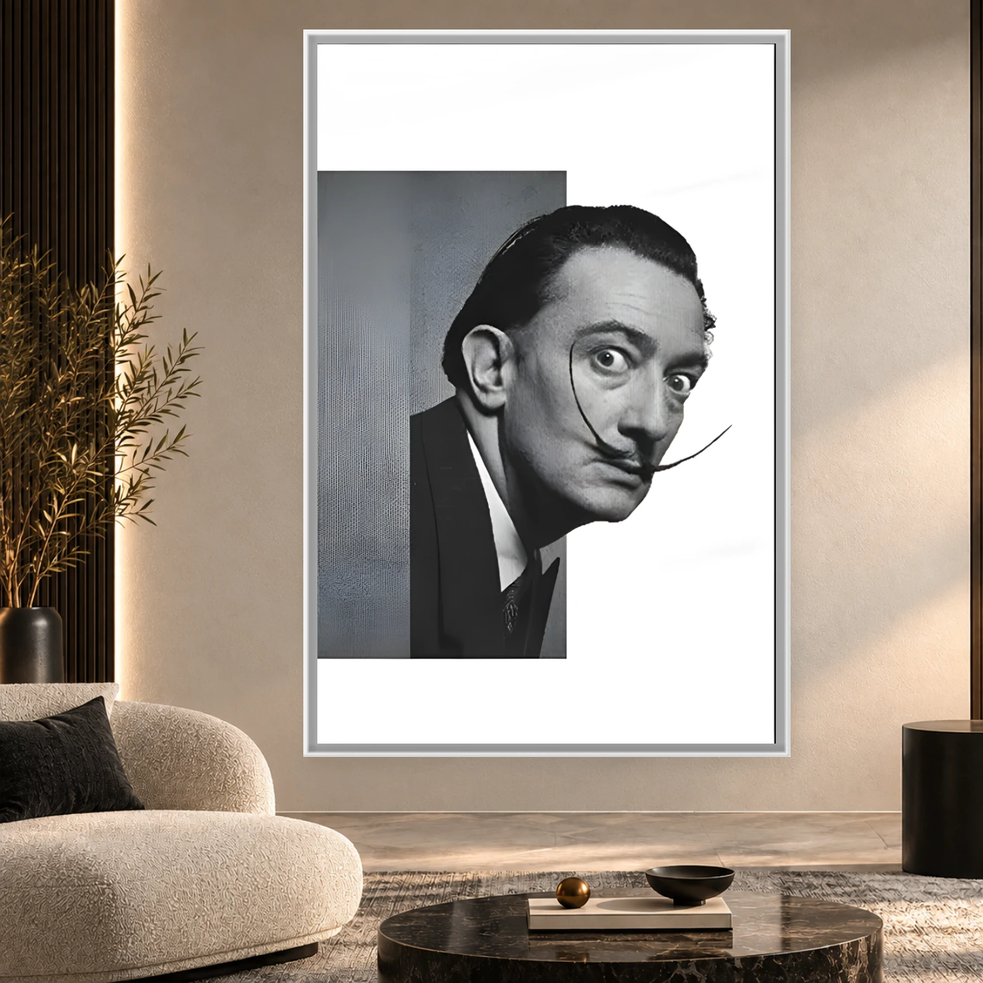 Tableau décoratif Salvador dali Variation 89817 Mockup Tableau décoratif Salvador dali Variation 89817 Mockup