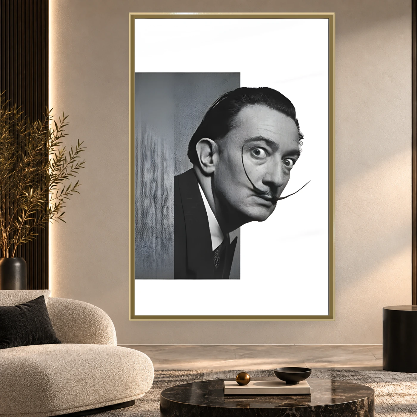 Tableau décoratif Salvador dali Variation 90058 Mockup Tableau décoratif Salvador dali Variation 90058 Mockup
