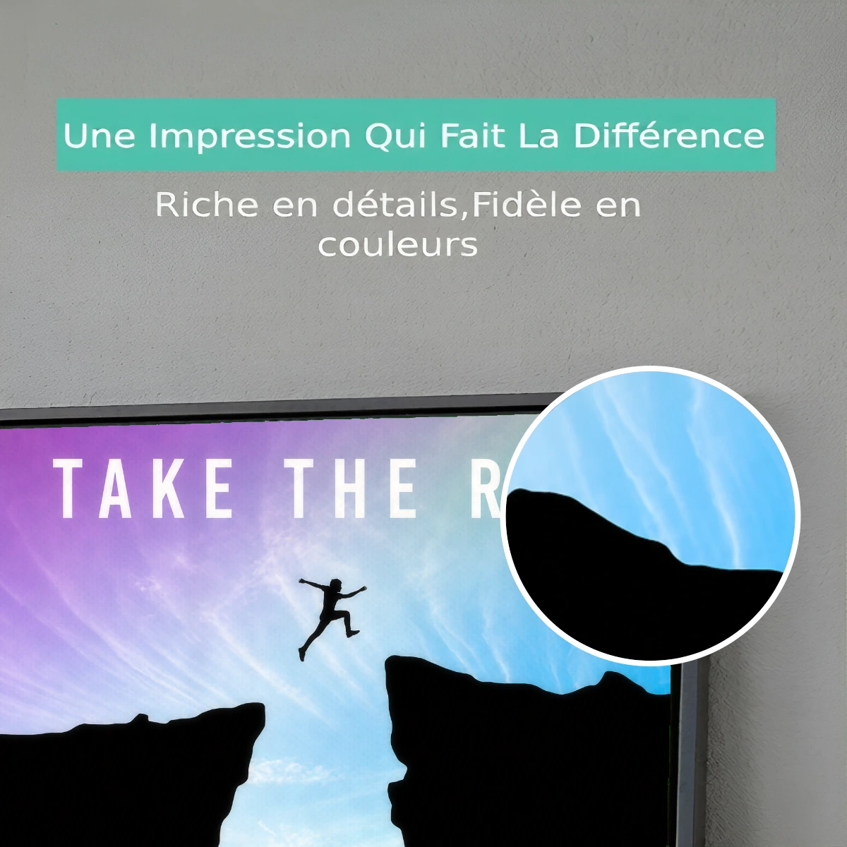 Tableau décoratif Take The Risk Premium View Tableau décoratif Take The Risk Premium View