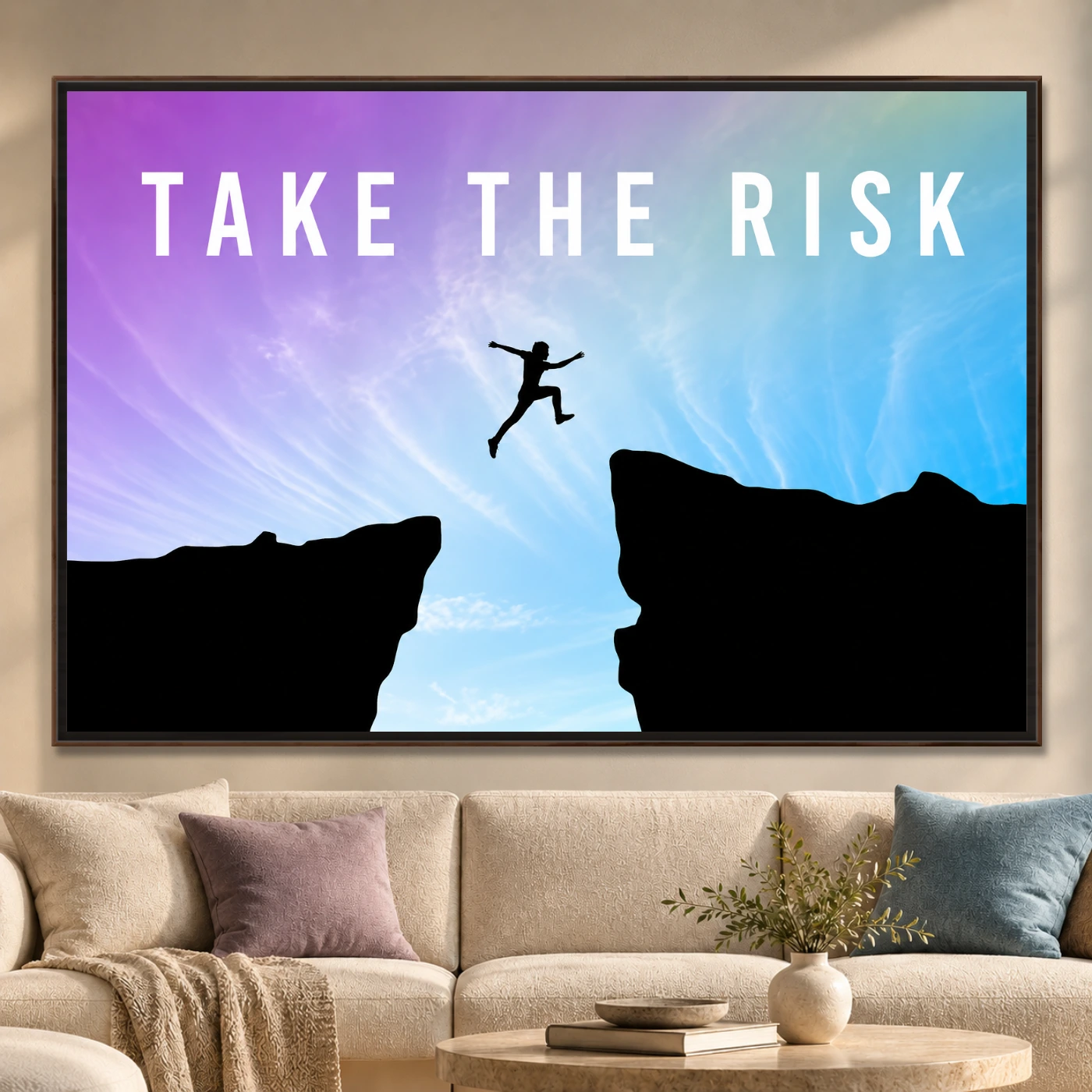 Tableau décoratif Take The Risk Variation 229573 Mockup Tableau décoratif Take The Risk Variation 229573 Mockup