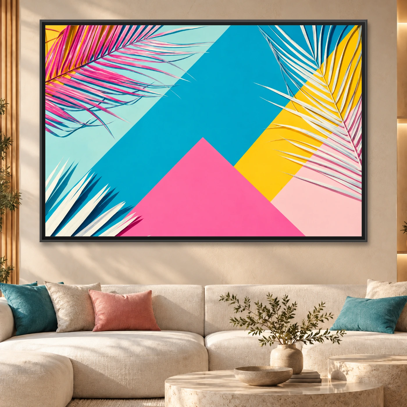 Tableau décoratif Tropical exotique Variation 80655 Mockup Tableau décoratif Tropical exotique Variation 80655 Mockup