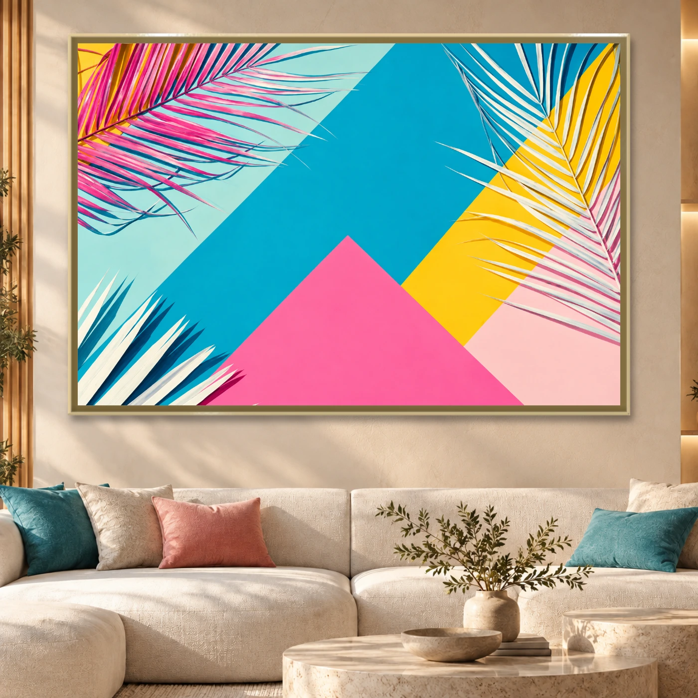 Tableau décoratif Tropical exotique Variation 81016 Mockup Tableau décoratif Tropical exotique Variation 81016 Mockup