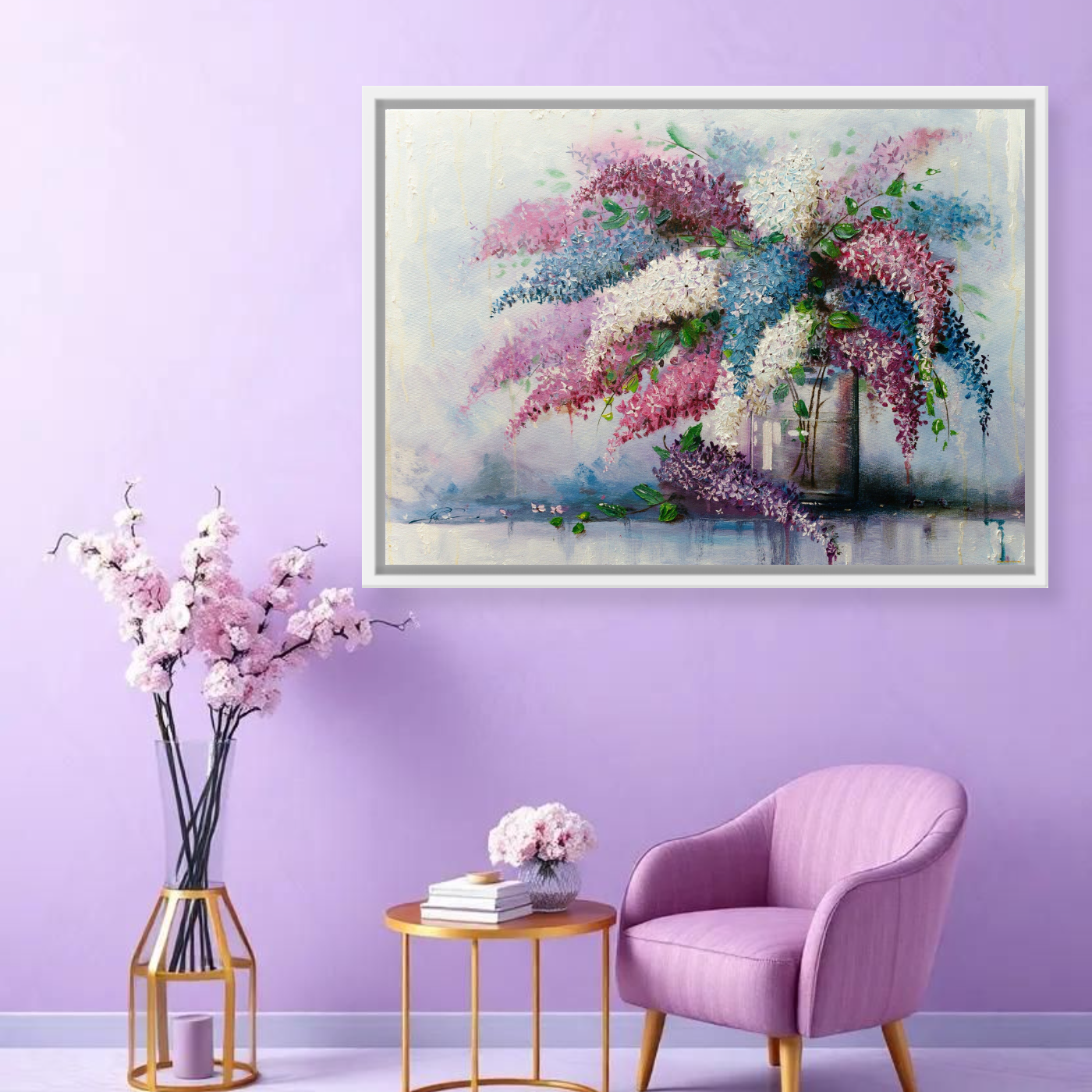 Tableau décoratif Vase Fleurs Variation 56279 Mockup