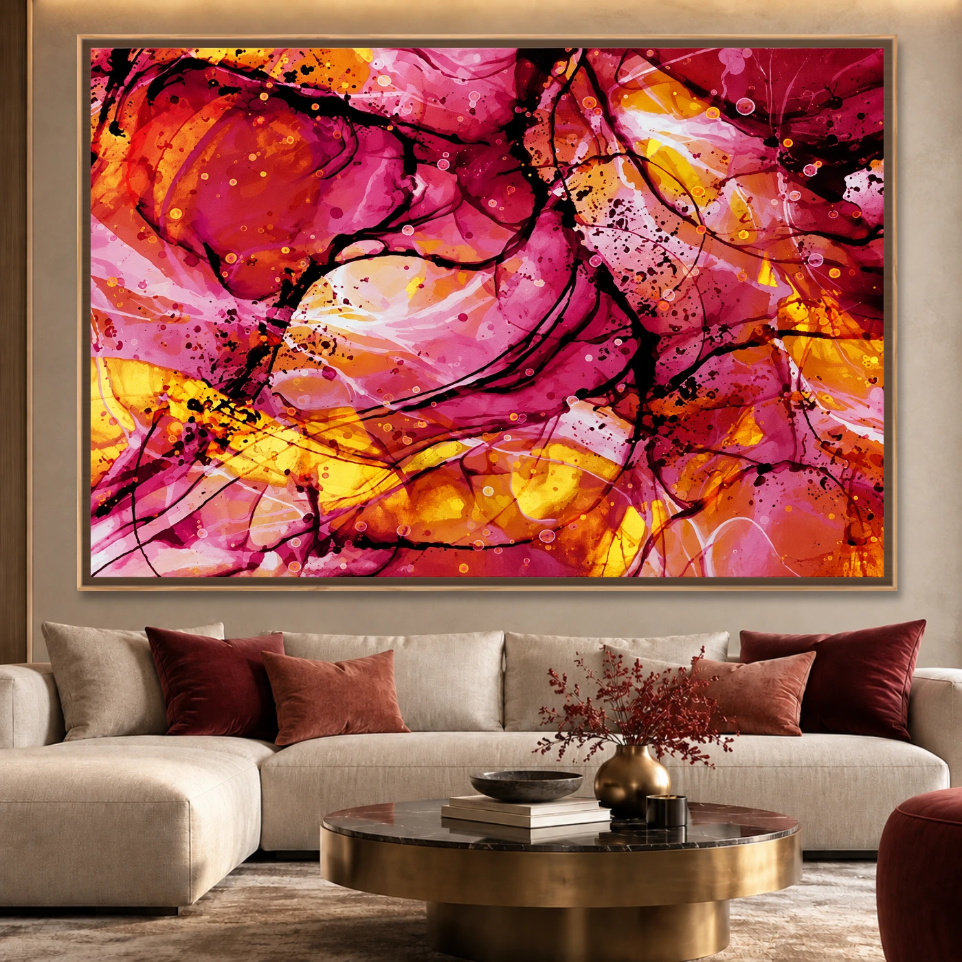 Tableau décoratif vue artistique Variation 68059 Mockup Tableau décoratif vue artistique Variation 68059 Mockup