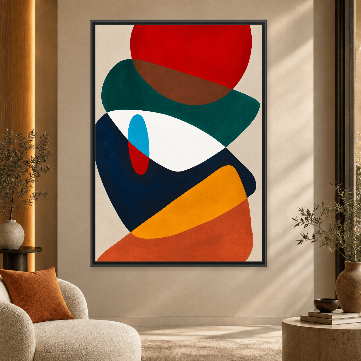 Tableau Harmonie des formes Variation 124782 Mockup