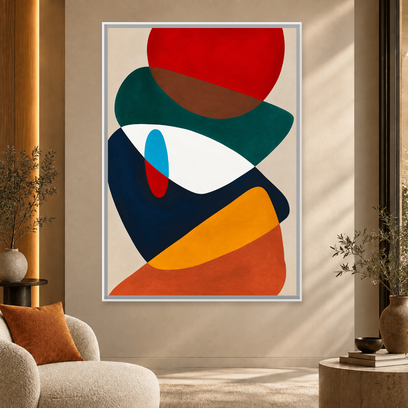 Tableau Harmonie des formes Variation 124994 Mockup