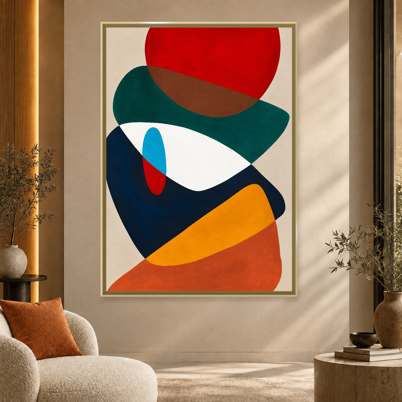 Tableau Harmonie des formes Variation 125469 Mockup