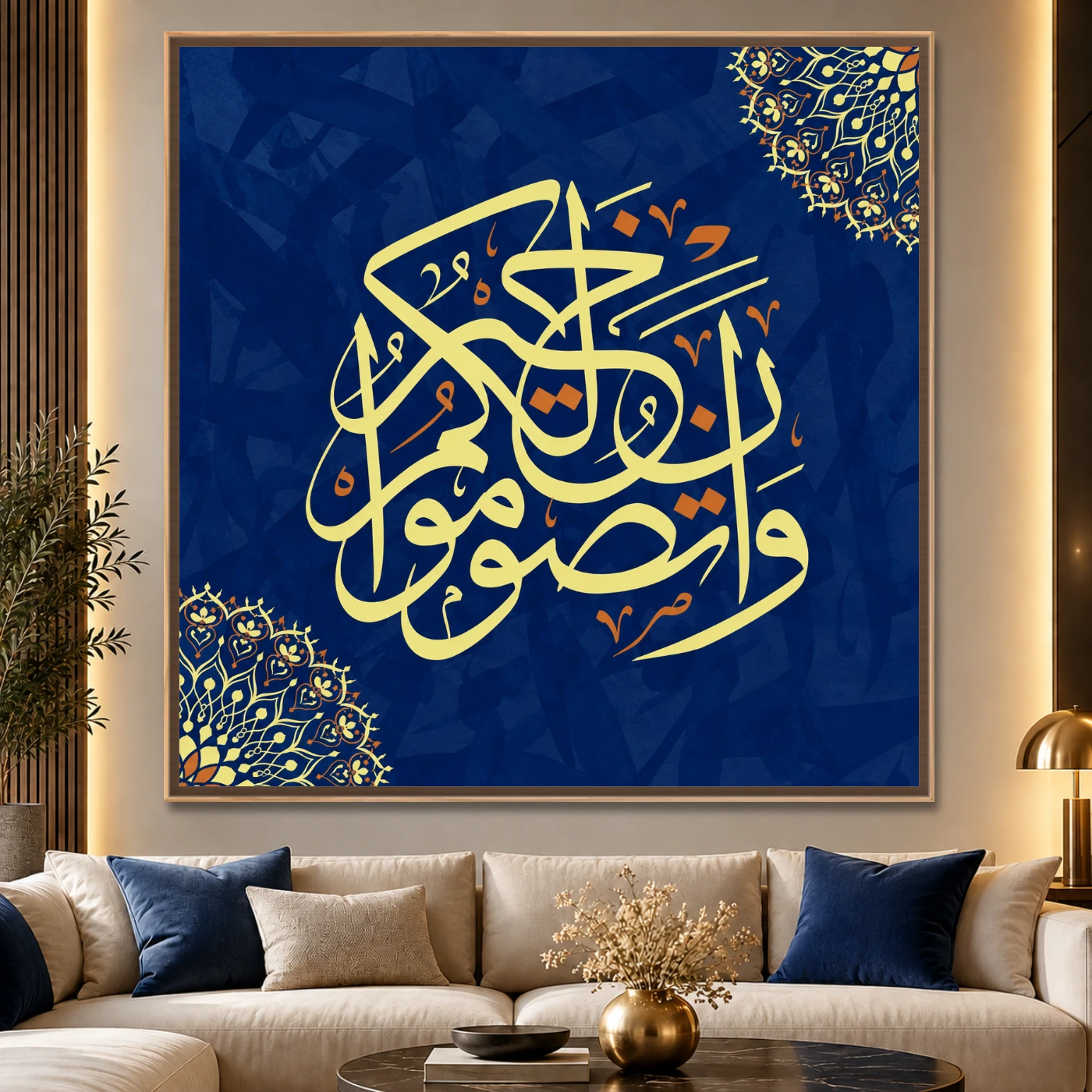 Tableau islamique Ayat Quran Variation 71812 Mockup Tableau islamique Ayat Quran Variation 71812 Mockup