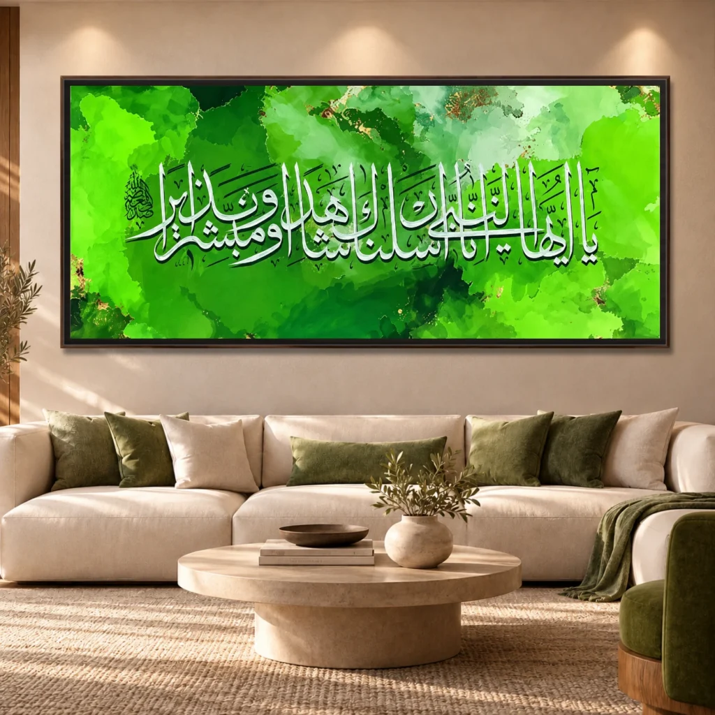 Tableau islamique verset quran Variation 228463 Mockup