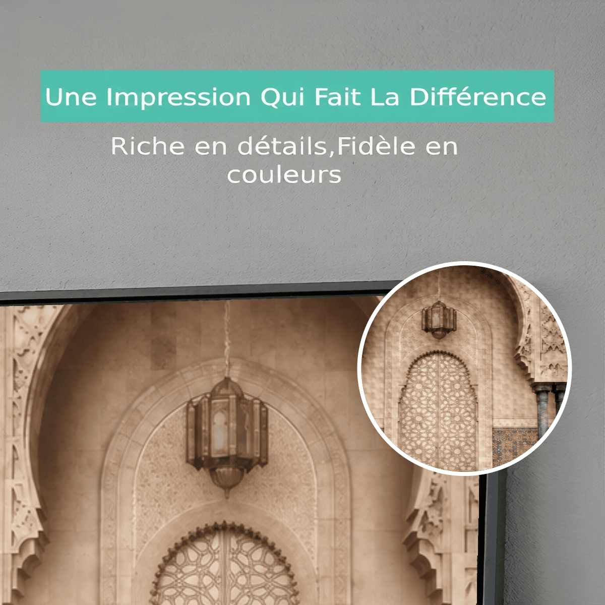 Tableau Marocain Porte Bohéme VF Premium View