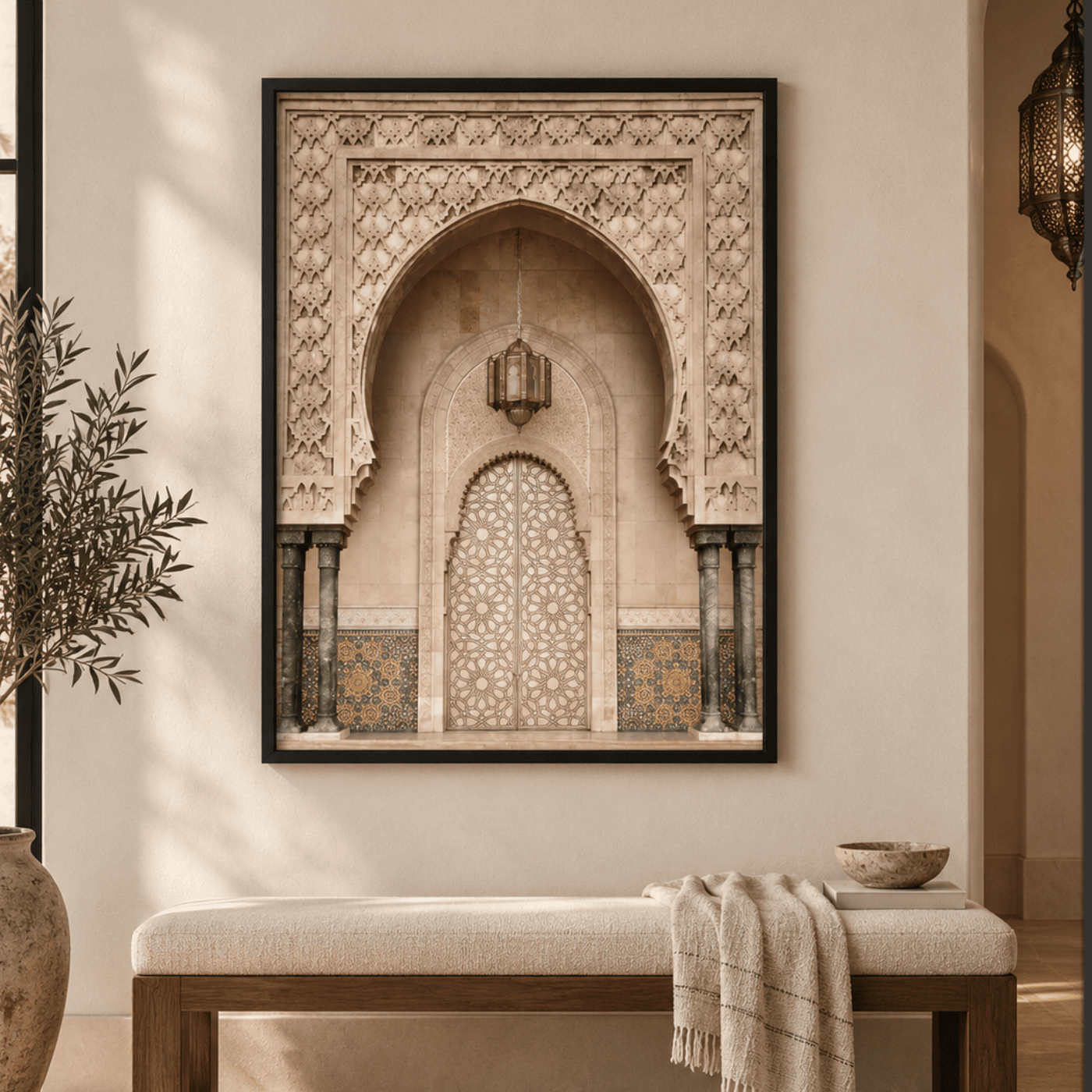 Tableau Marocain Porte Bohéme VF Variation 227328 Mockup
