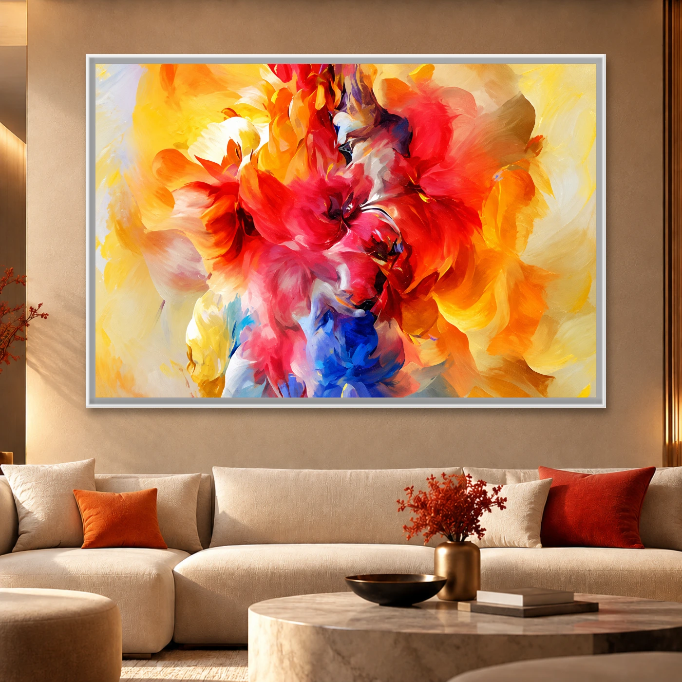 Tableau moderne Art éclatant Variation 82893 Mockup Tableau moderne Art éclatant Variation 82893 Mockup