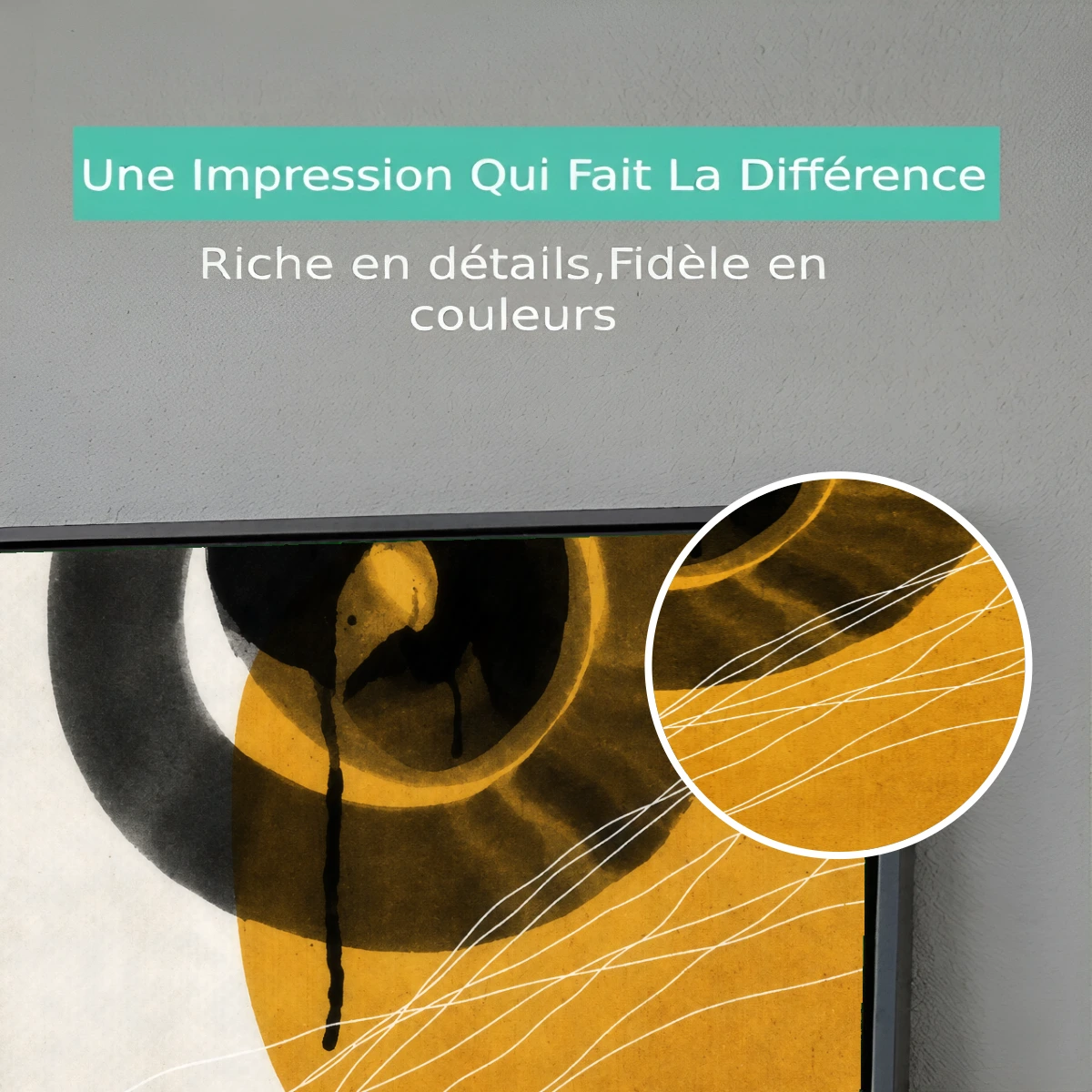 Tableau moderne Fleur Abstraite Premium View Tableau moderne Fleur Abstraite Premium View