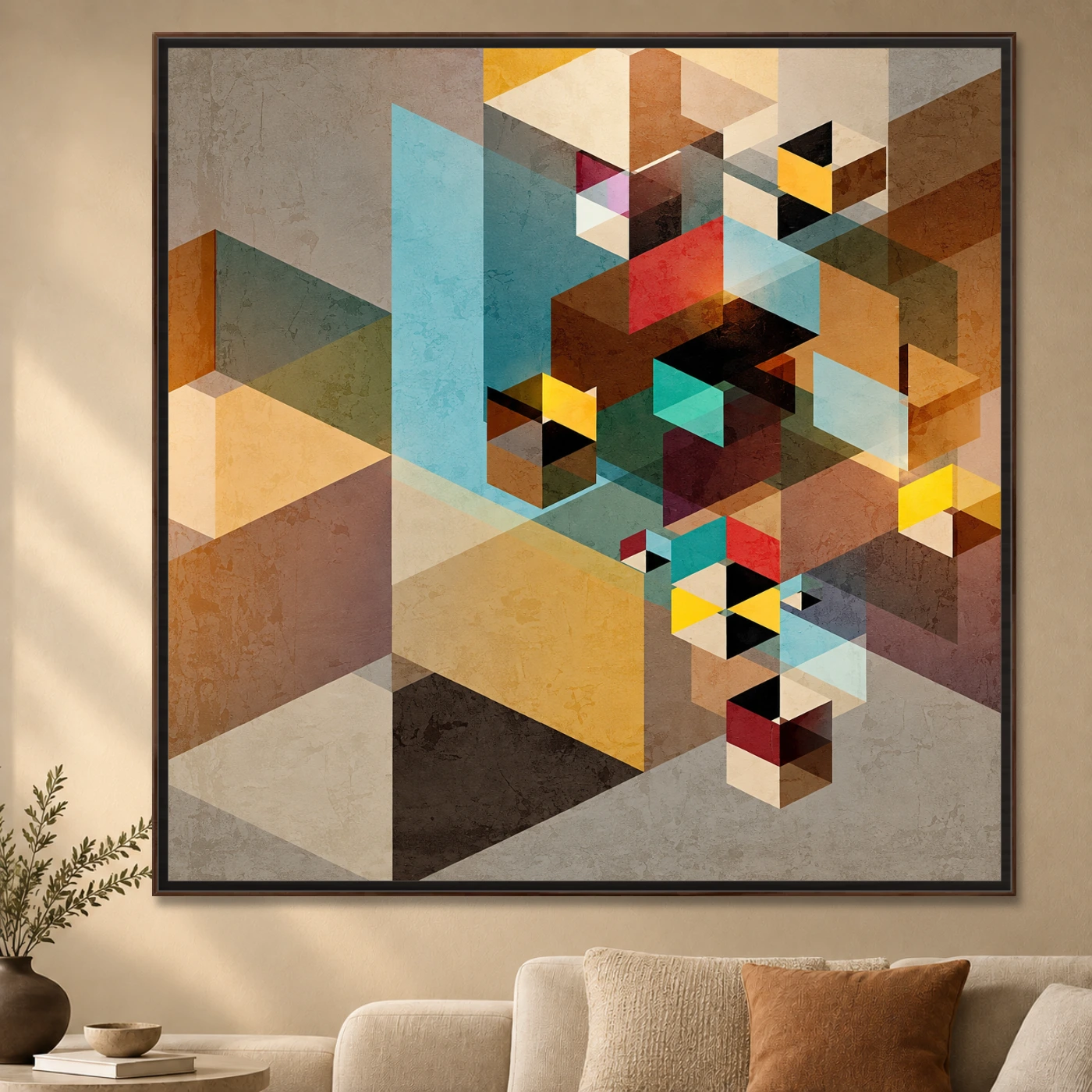 Tableau moderne Géométrique 3d Variation 227648 Mockup Tableau moderne Géométrique 3d Variation 227648 Mockup