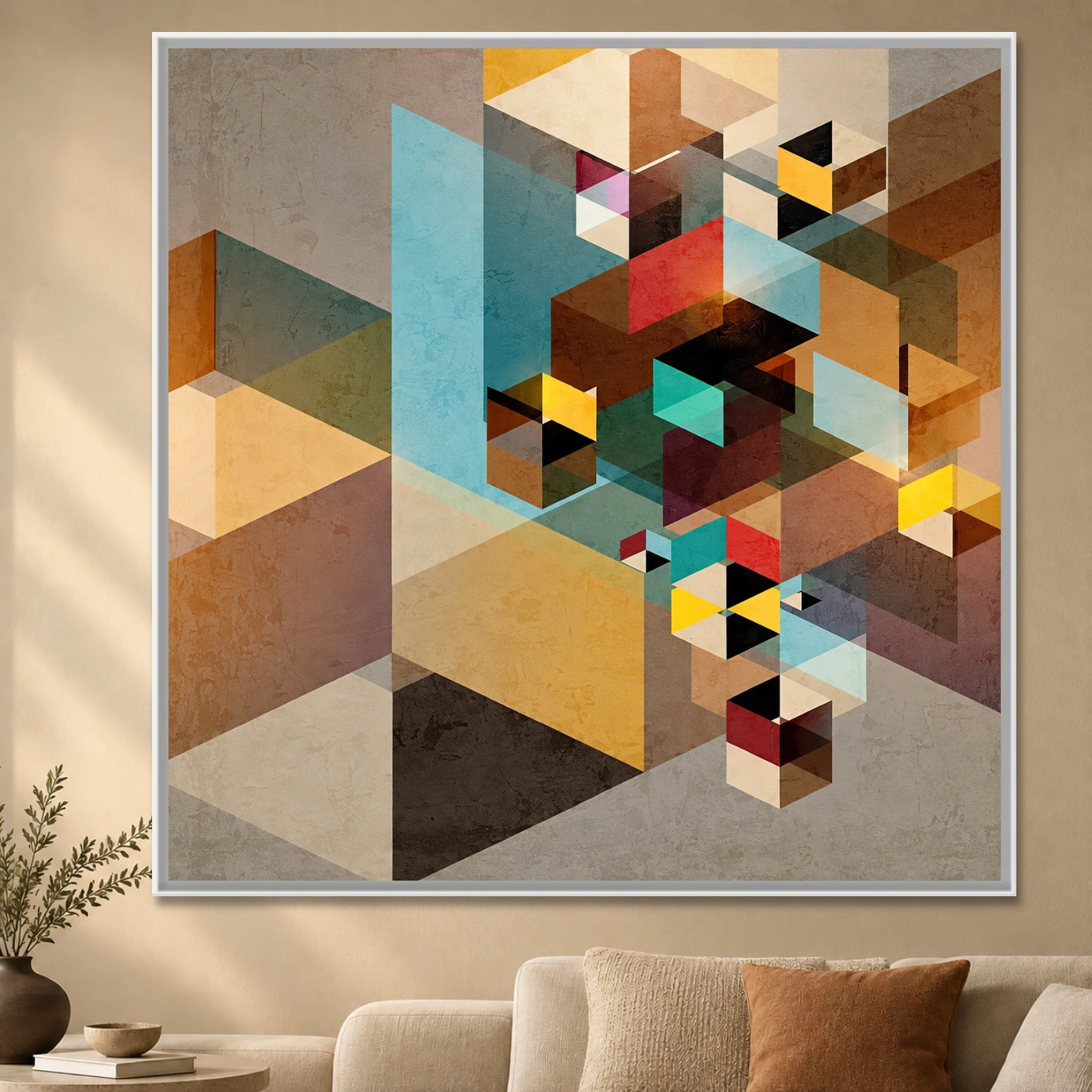 Tableau moderne Géométrique 3d Variation 78073 Mockup Tableau moderne Géométrique 3d Variation 78073 Mockup