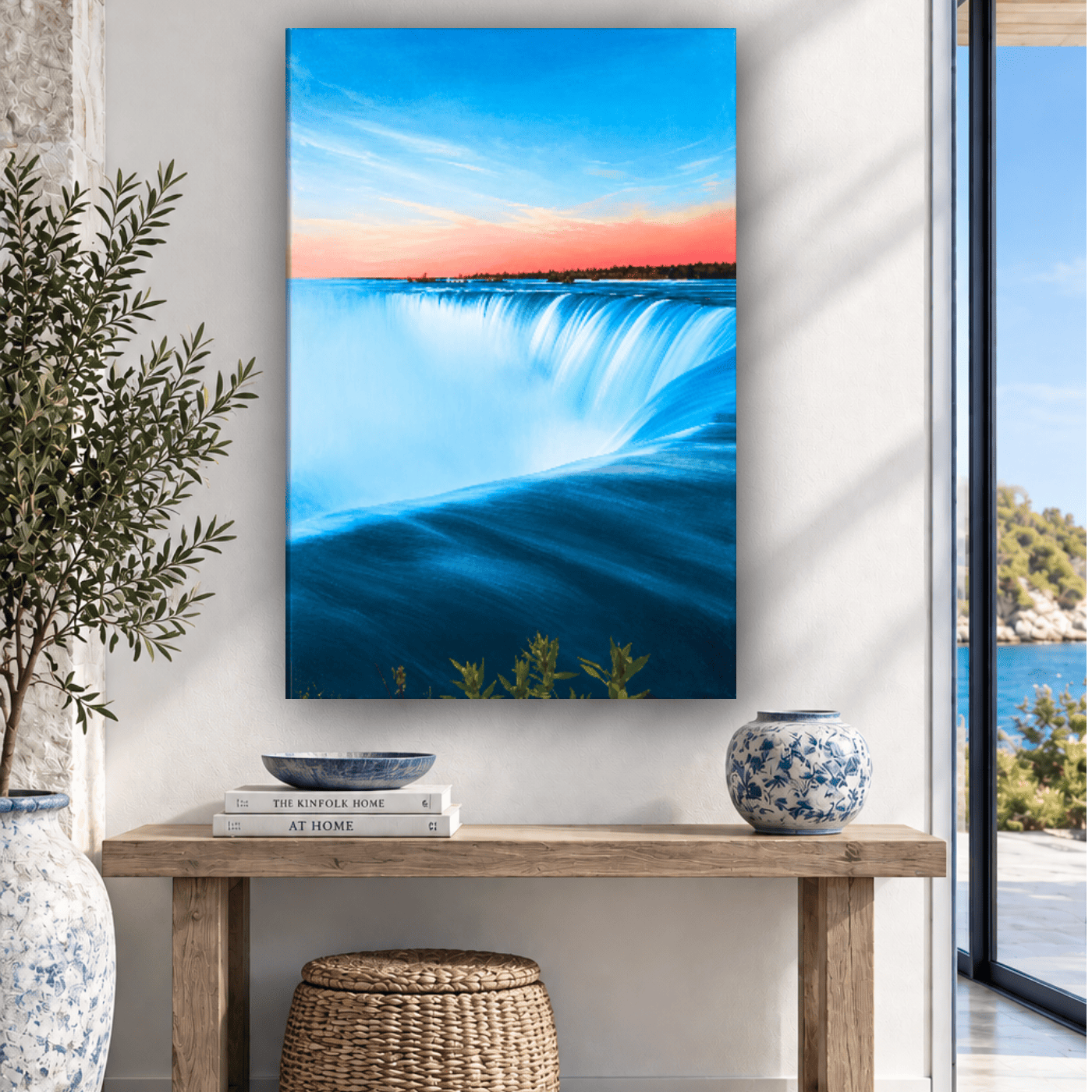 Tableau moderne Niagara fall VF Variation 226736 Mockup