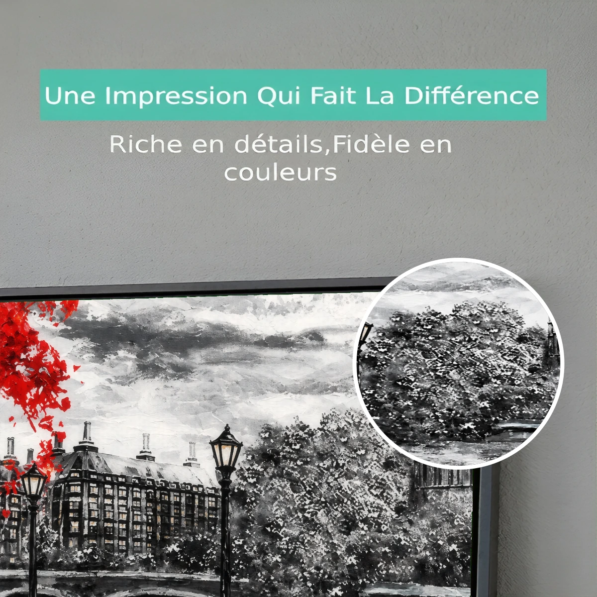 Tableau moderne Rue de Londres Premium View Tableau moderne Rue de Londres Premium View