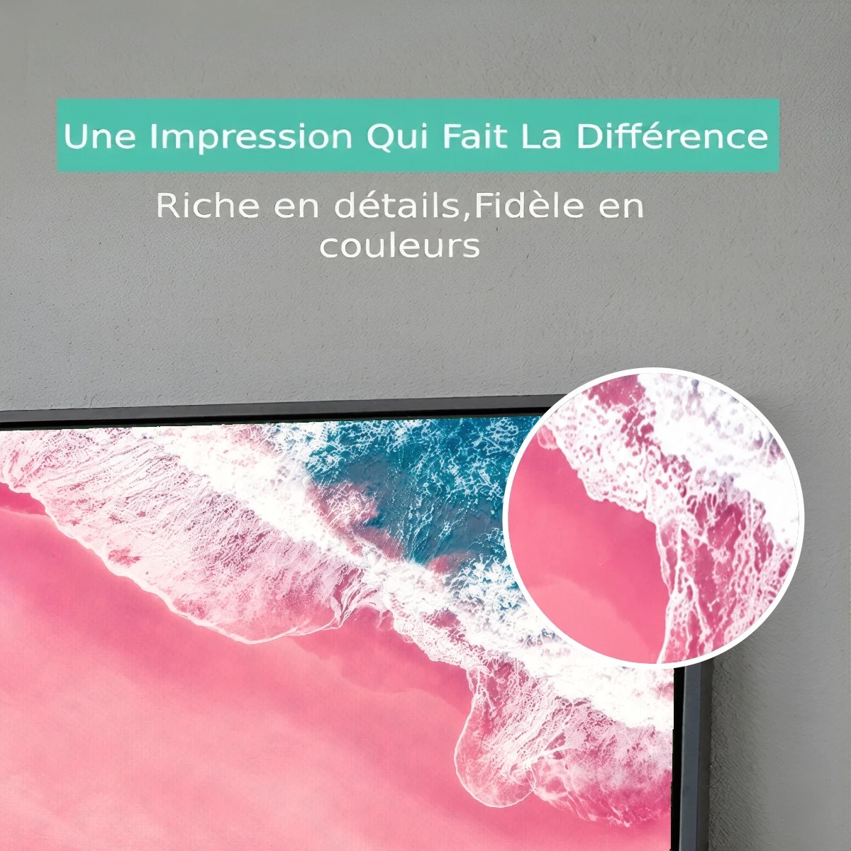 Tableau moderne Sable rose Premium View Tableau moderne Sable rose Premium View