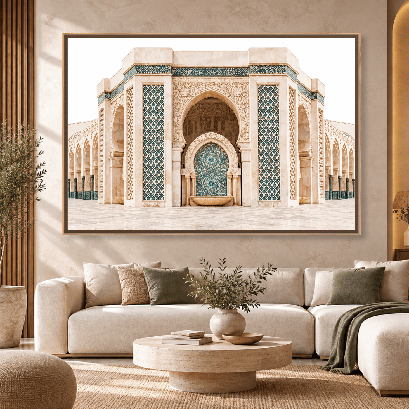 Tableau Moroccan Architecture Panorama Variation 130339 Mockup