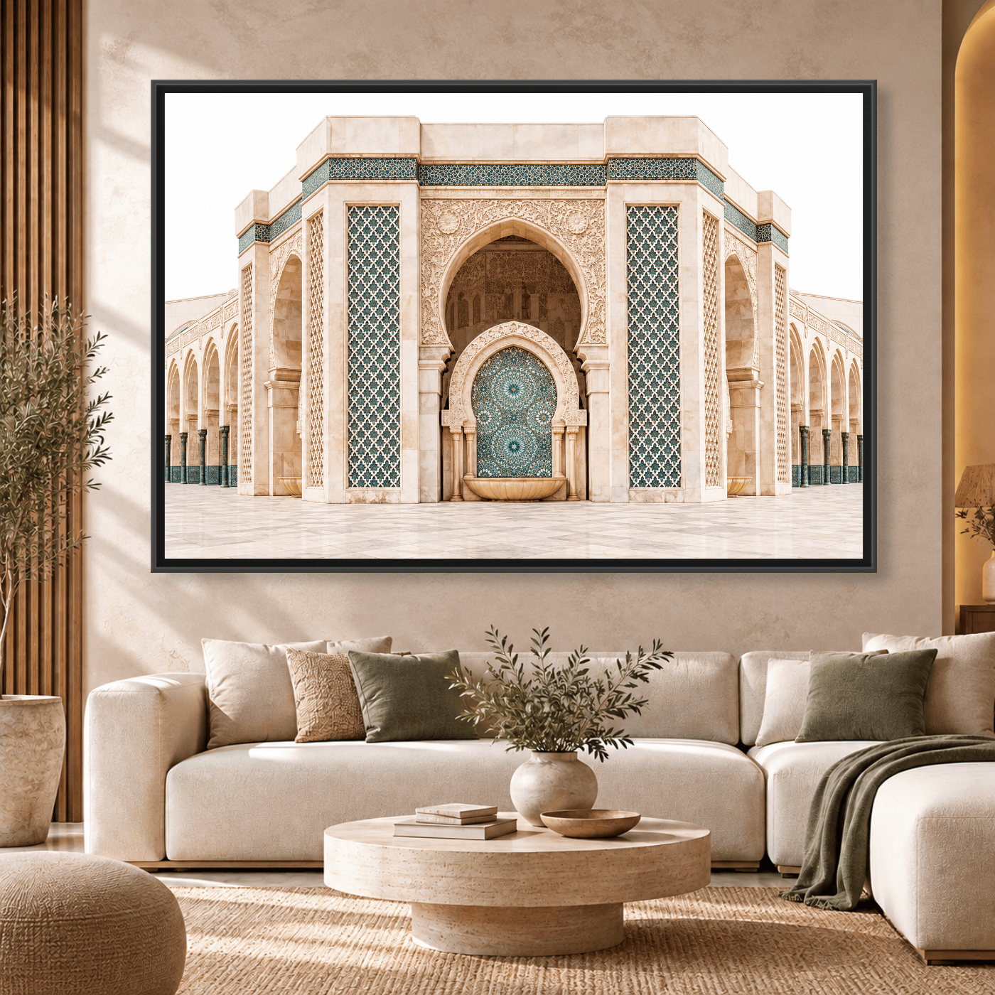 Tableau Moroccan Architecture Panorama Variation 130590 Mockup