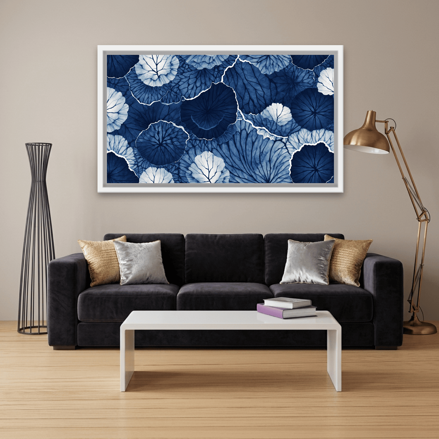 Tableau Nature Art feuilles Variation 159061 Mockup