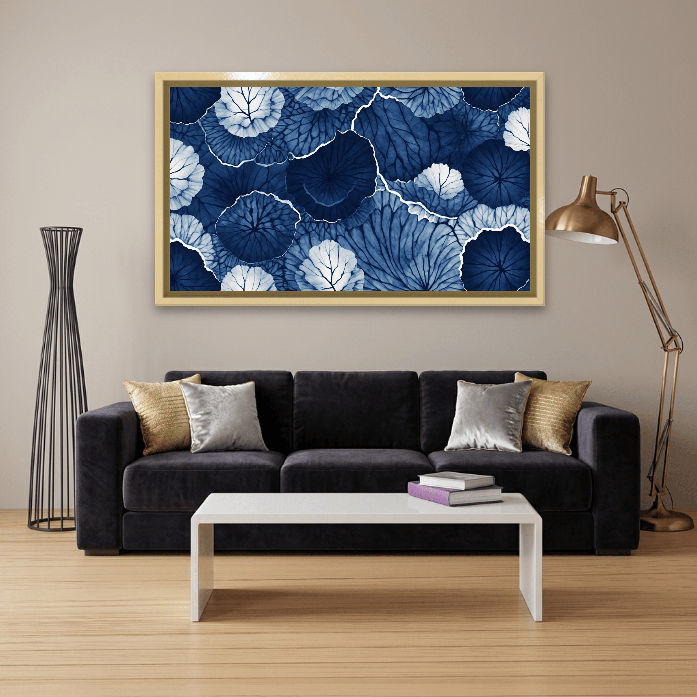 Tableau Nature Art feuilles Variation 159065 Mockup