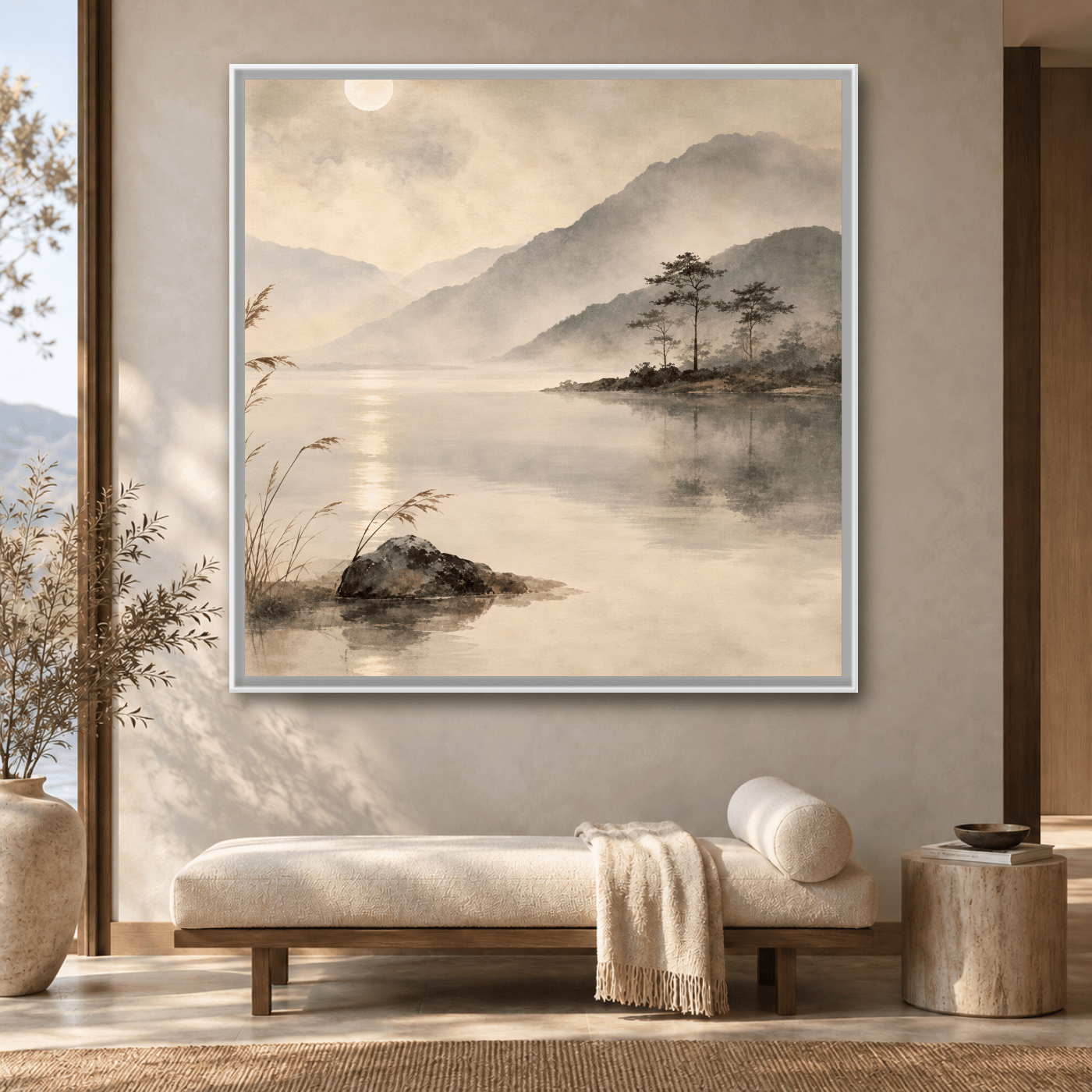 Tableau Nature mural paysager japonais Variation 206556 Mockup