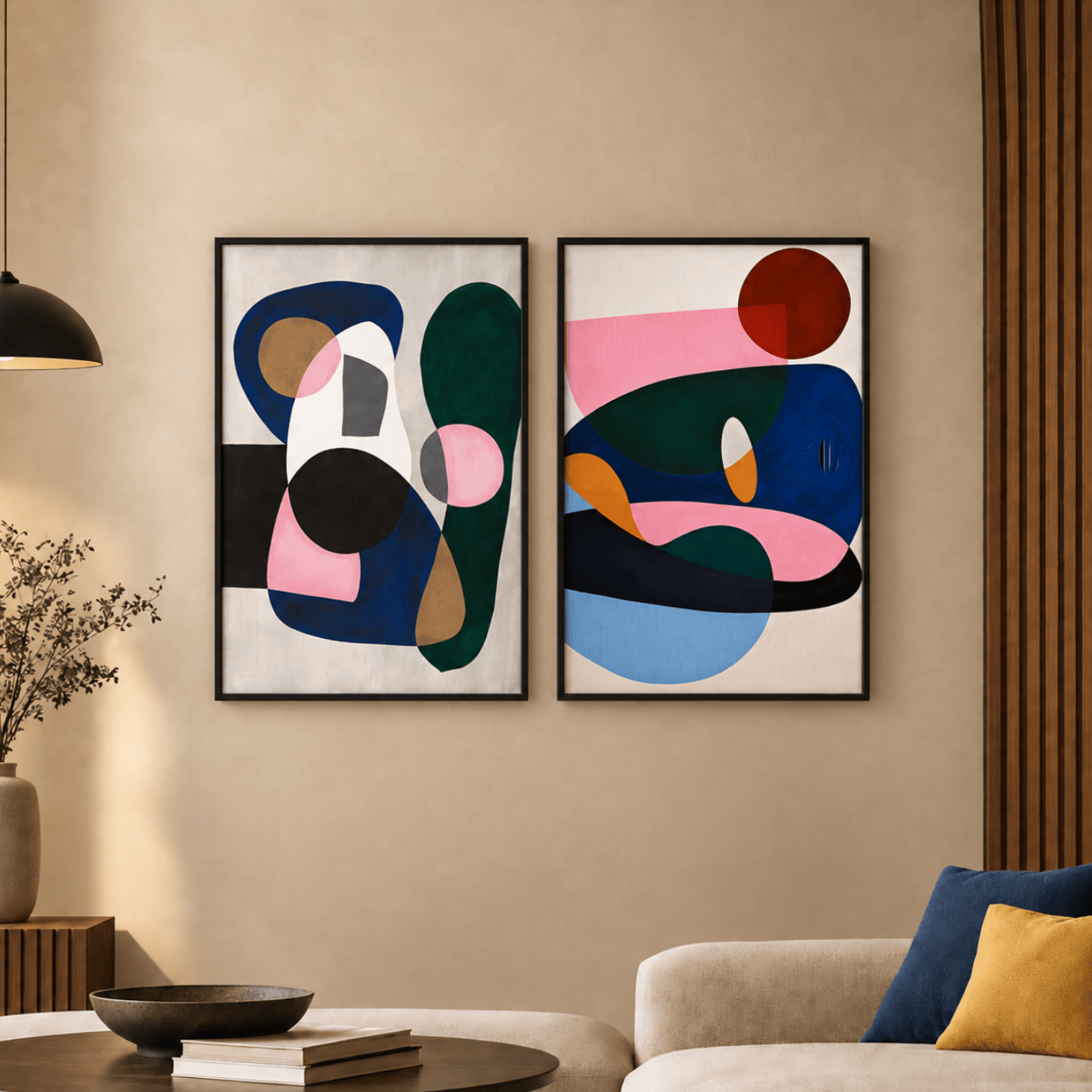 Tableau Neutre Abstrait VF Variation 225524 Mockup
