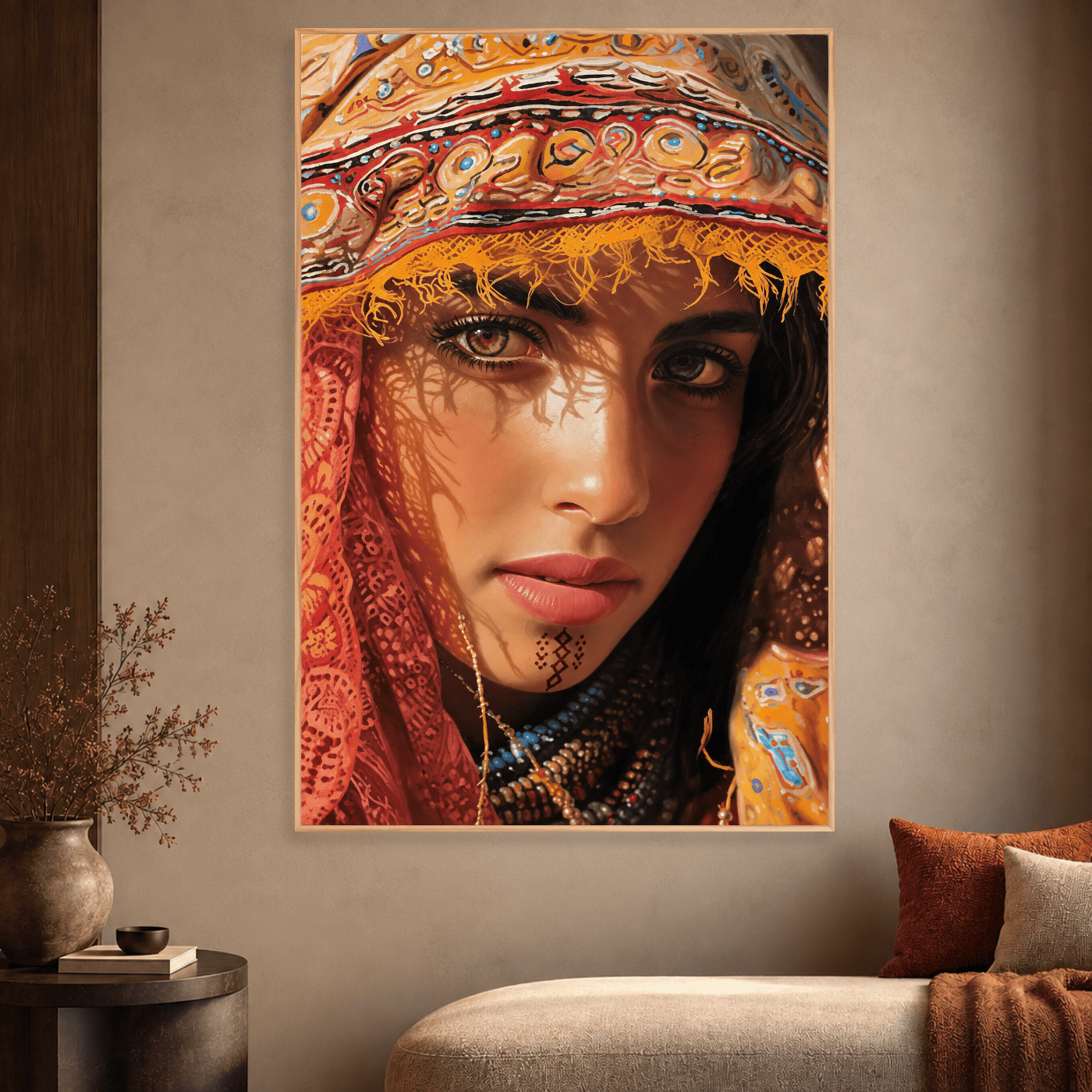 Tableau Portrait Amazigh Variation 129766 Mockup