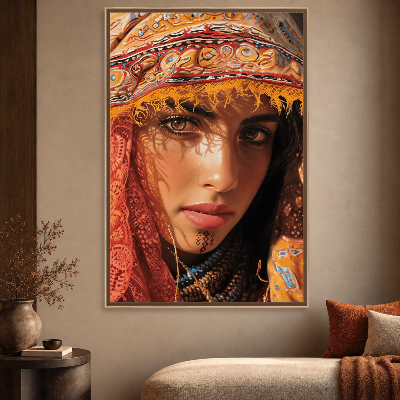 Tableau Portrait Amazigh Variation 133929 Mockup