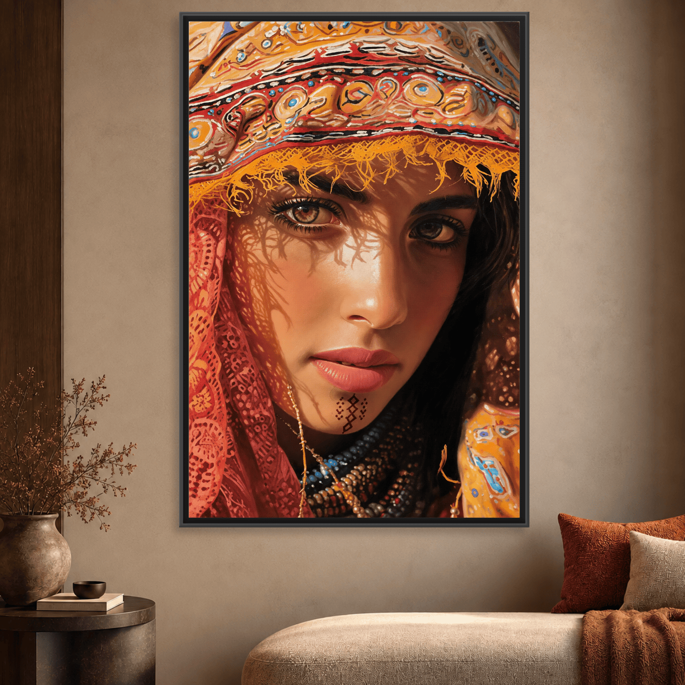 Tableau Portrait Amazigh Variation 134203 Mockup
