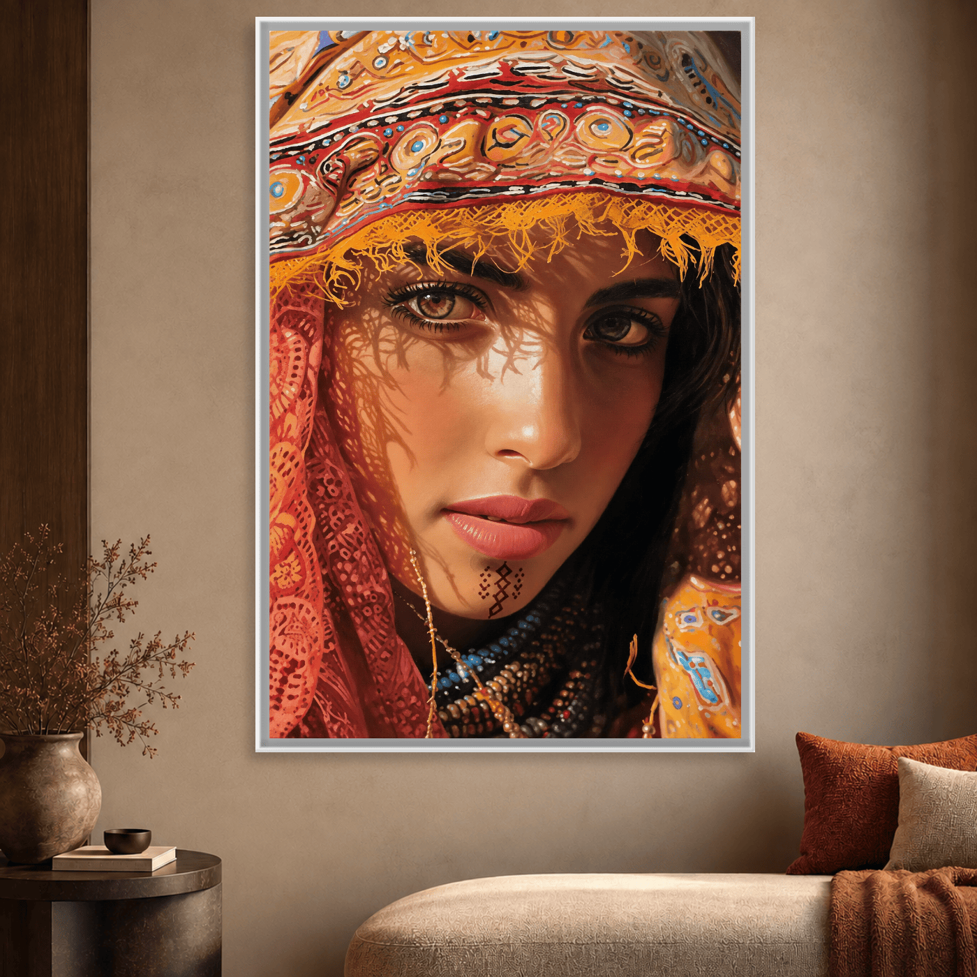 Tableau Portrait Amazigh Variation 134475 Mockup