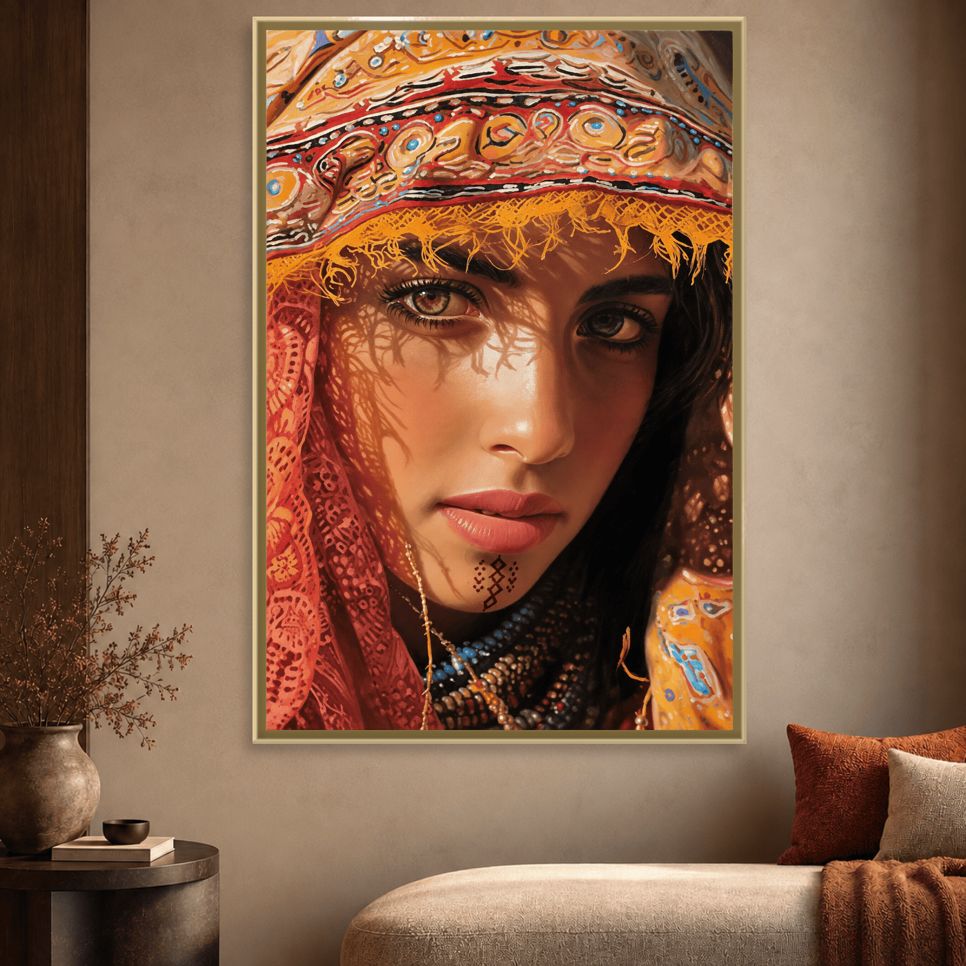 Tableau Portrait Amazigh Variation 134744 Mockup