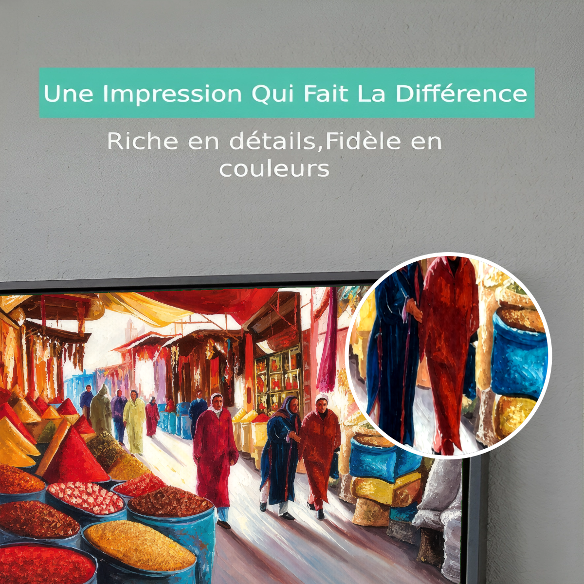 Tableau ruelles marocaines Premium View