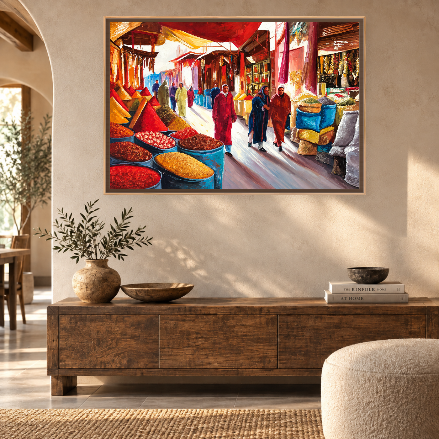 Tableau ruelles marocaines Variation 135637 Mockup