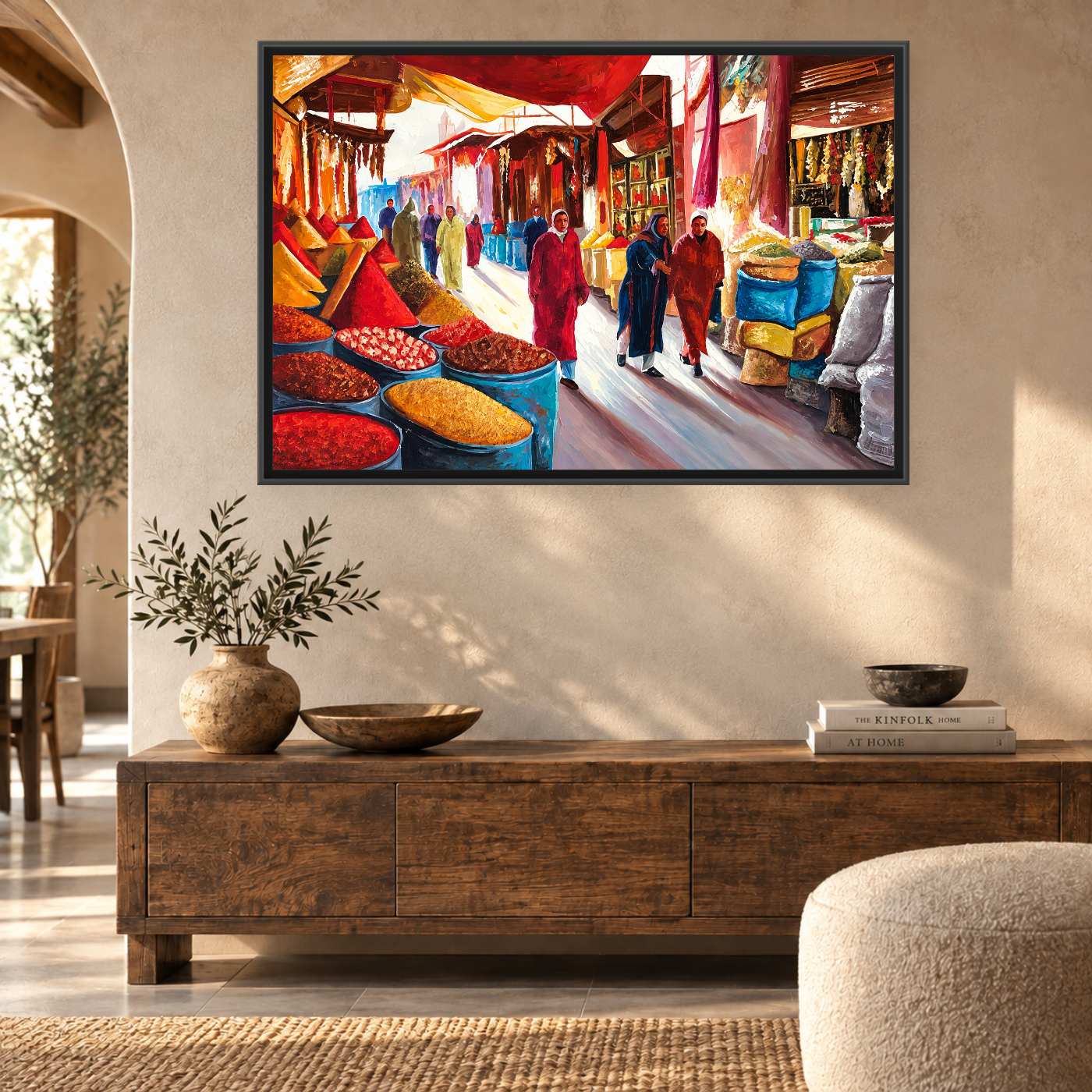 Tableau ruelles marocaines Variation 135901 Mockup
