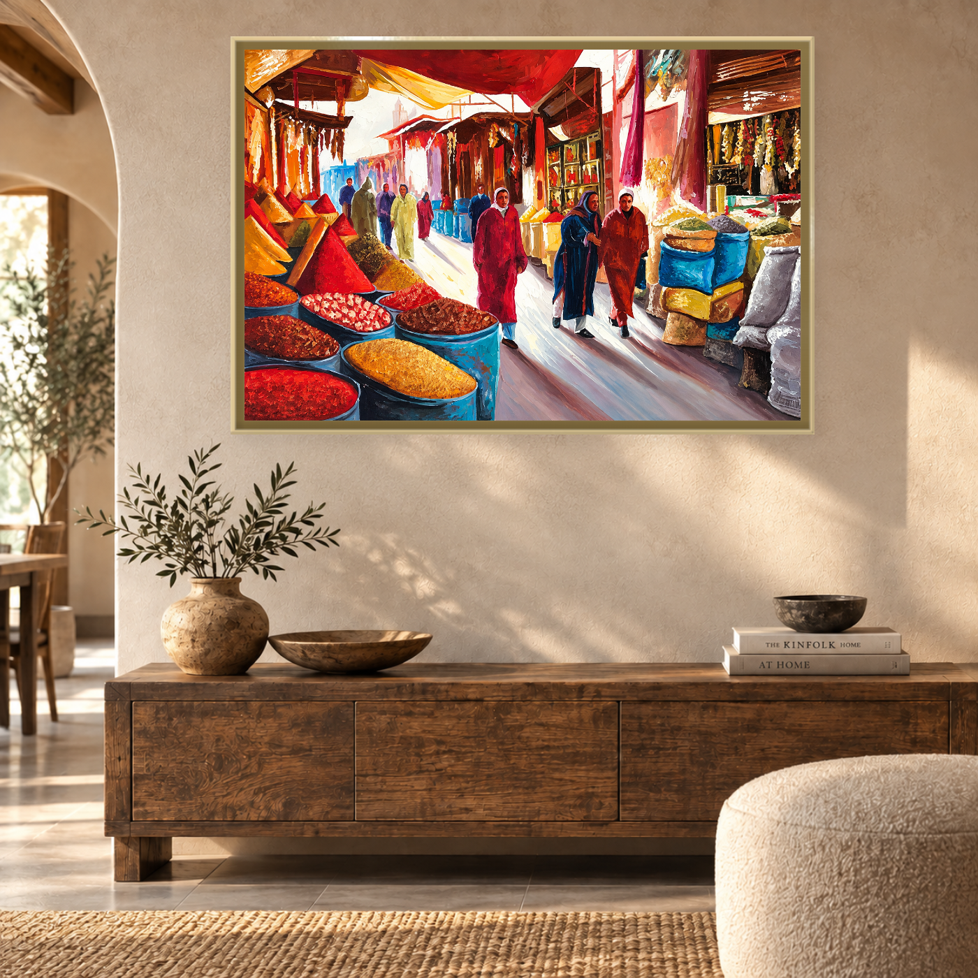 Tableau ruelles marocaines Variation 136508 Mockup