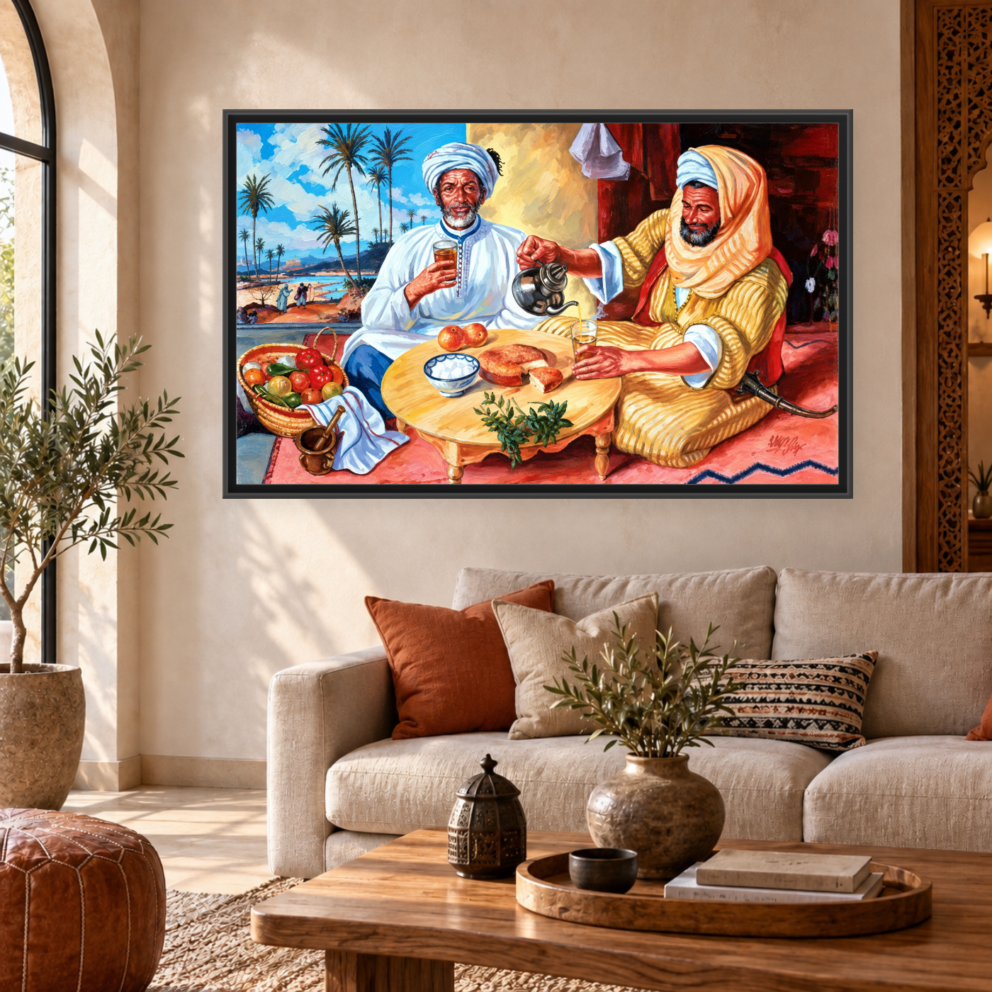 Tableau Traditionnel marocain Variation 132440 Mockup